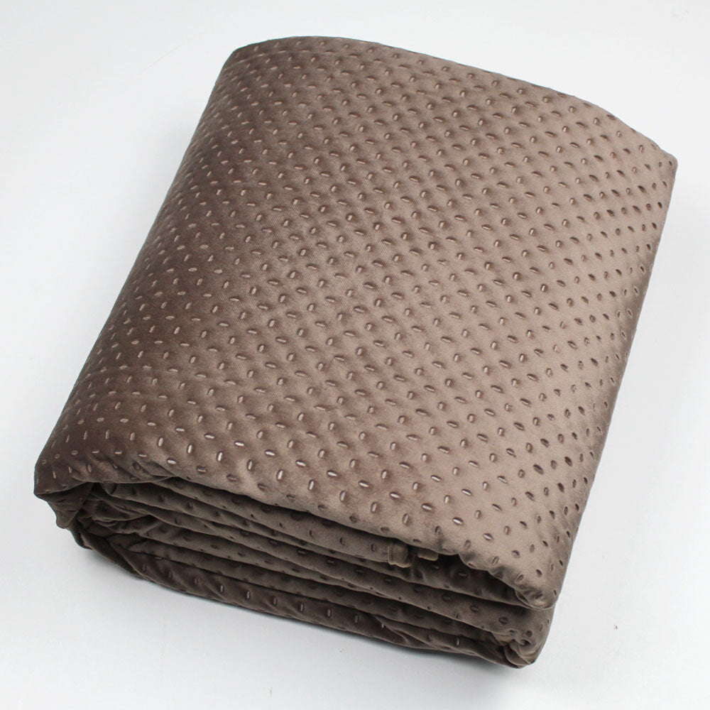 Copriletto Velour in velluto Velvet trapuntato per letto matrimoniale