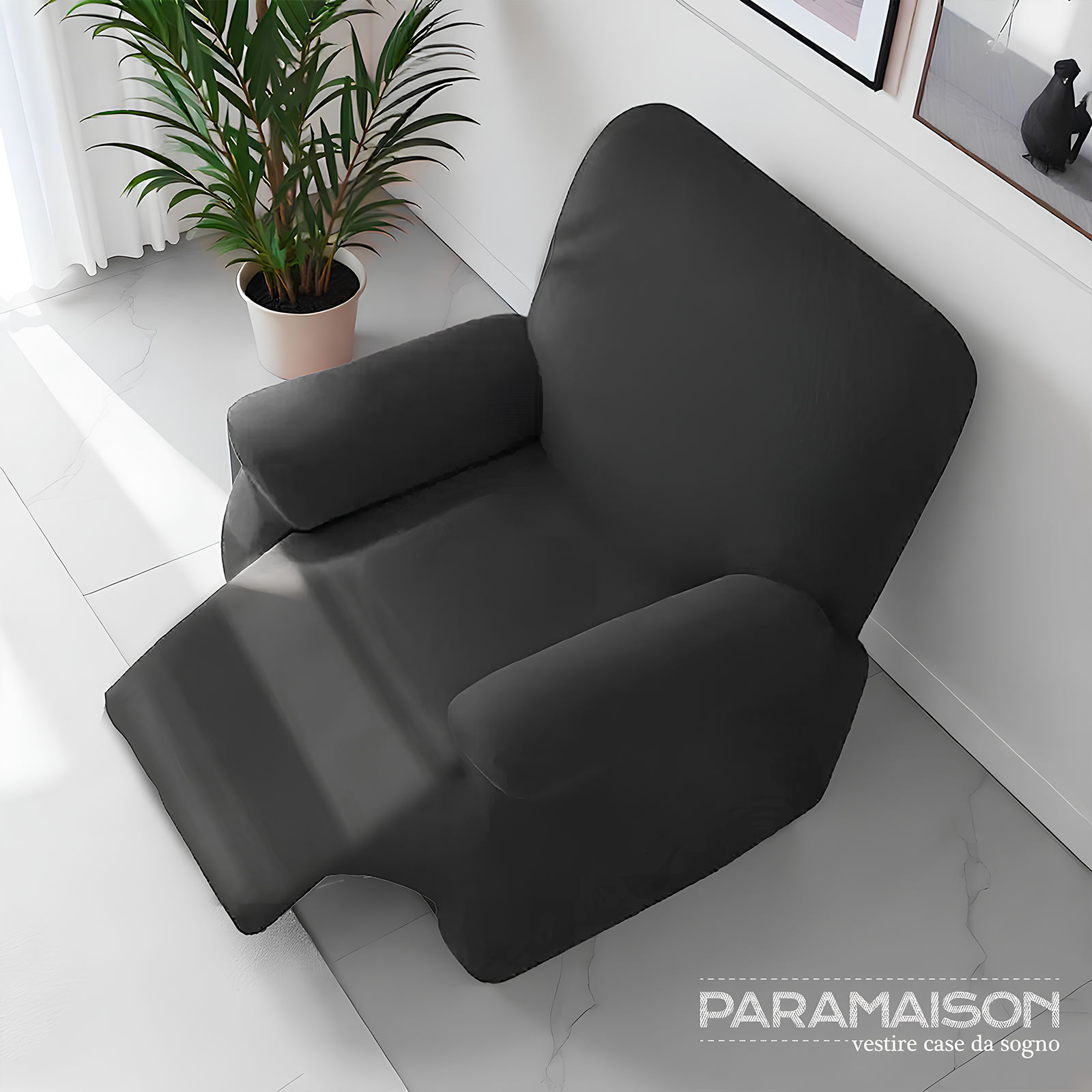 Copri poltrona Relax Reclinabile Elasticizzata Antimacchia Antigraffio elasticizzata