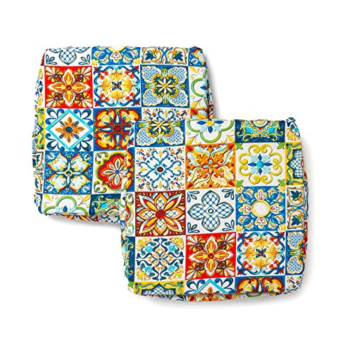 Cuscini Coprisedia sfoderabili 80% cotone 40x40 Maiolica Supreme