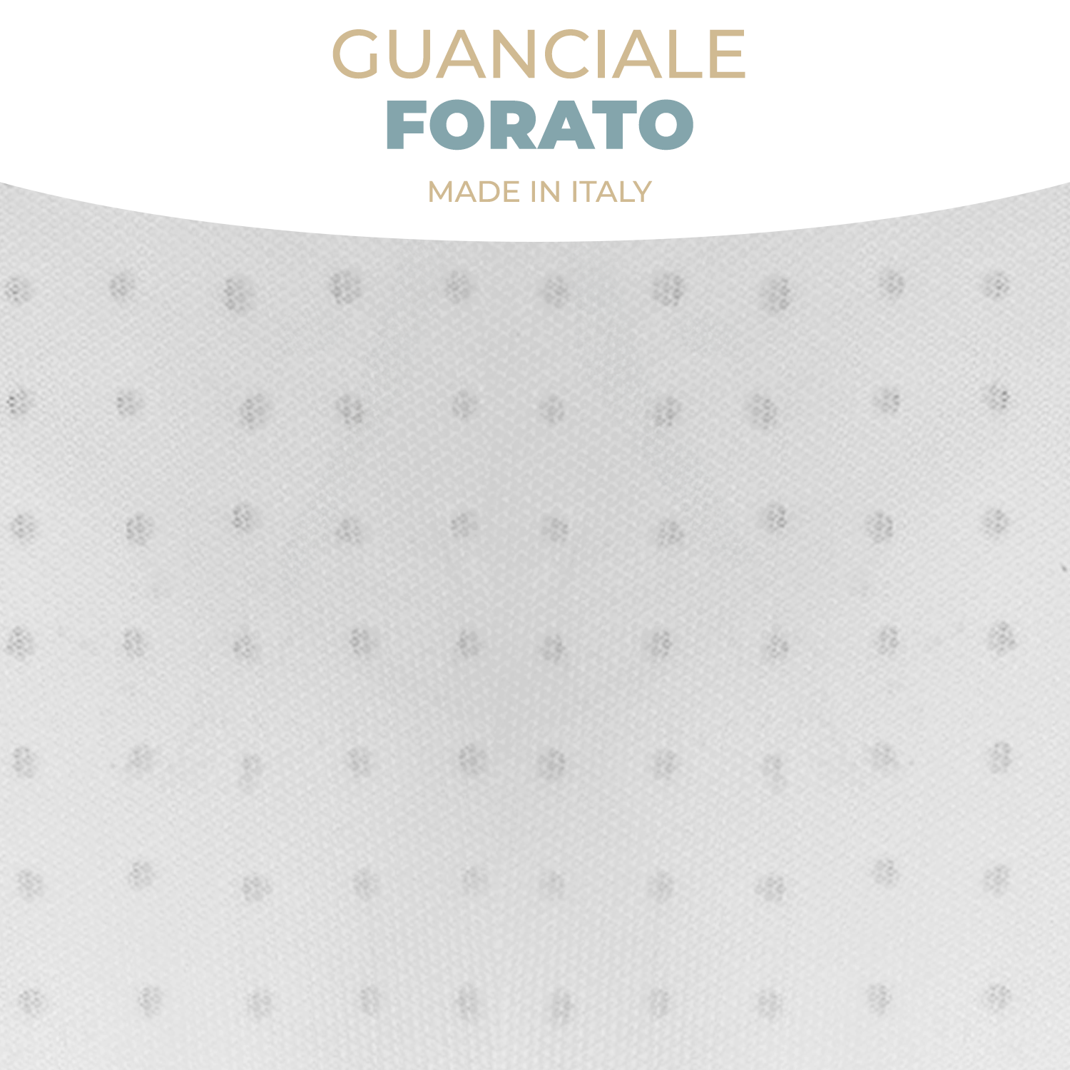 Guanciale Cuscino Letto Memory Foam Altezza 15 cm Forato Ergonomico, Morbido e Traspirante, Anallergico e Antiacaro con Federa Lavabile