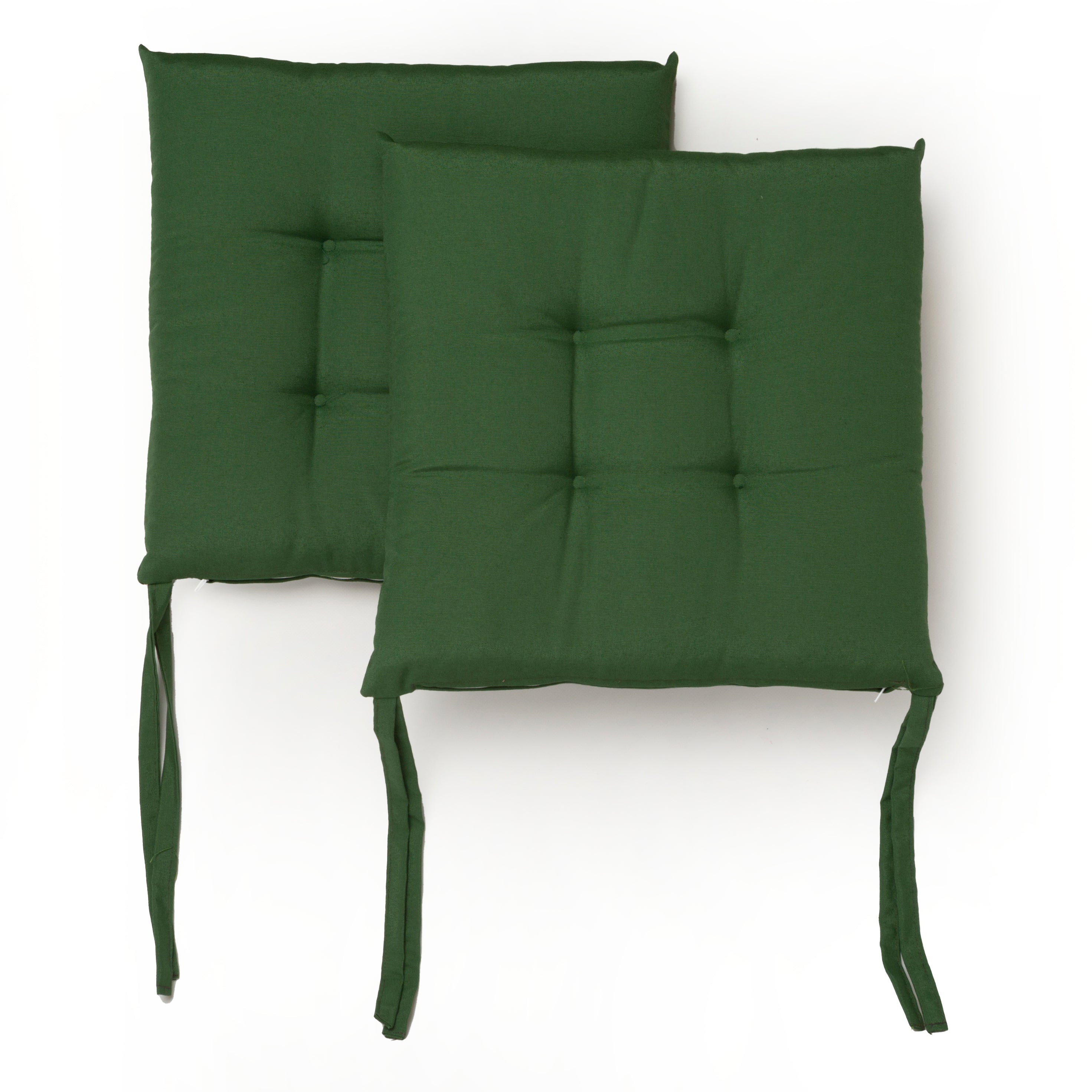 Cuscini Sedia con Lacci 40x40 Quadrato cotone e poliestere vari colori
