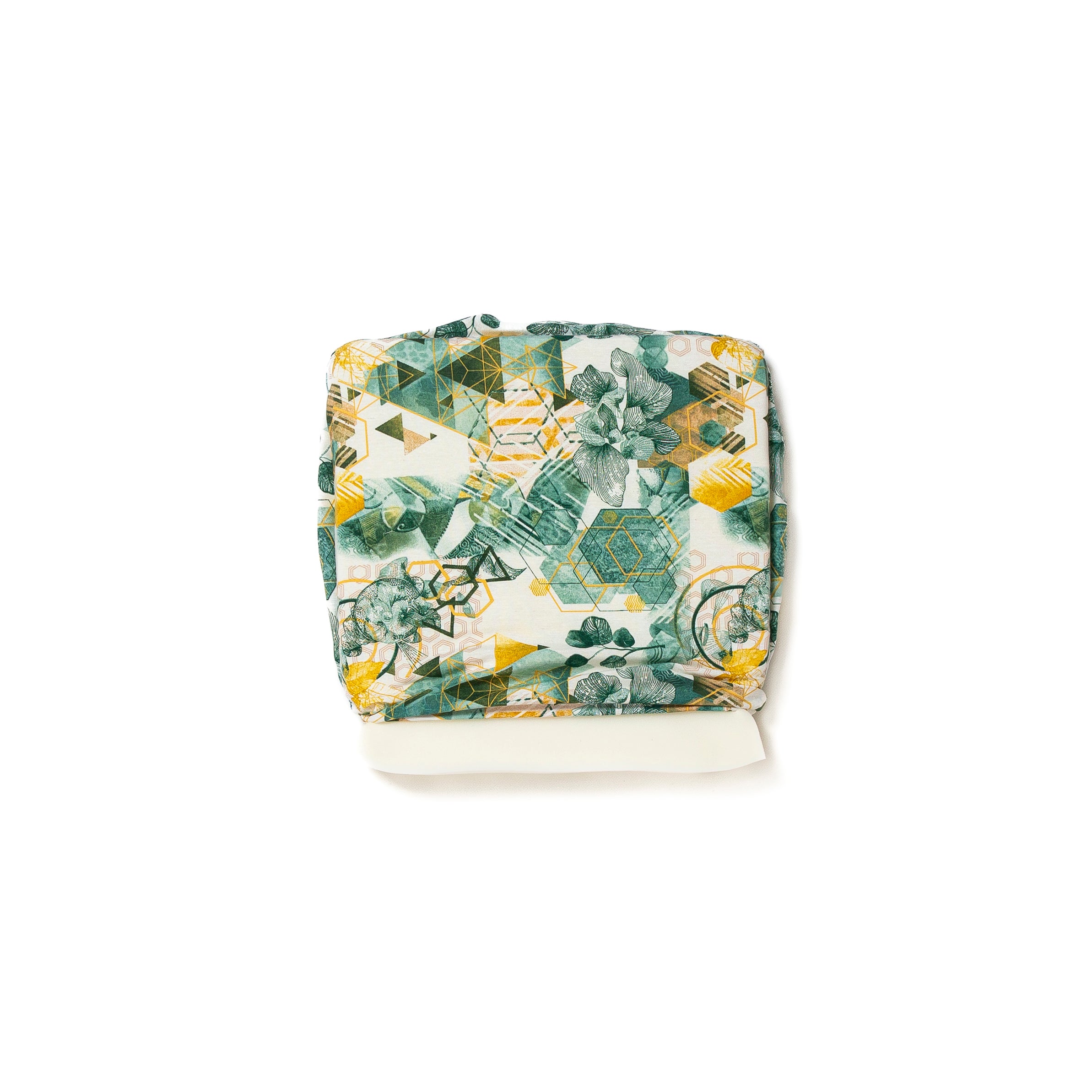 Cuscini per Sedie da Cucina con Fascia Elastica Set 2 Pezzi Sfoderabili 40x40x4,5 cm Esagono