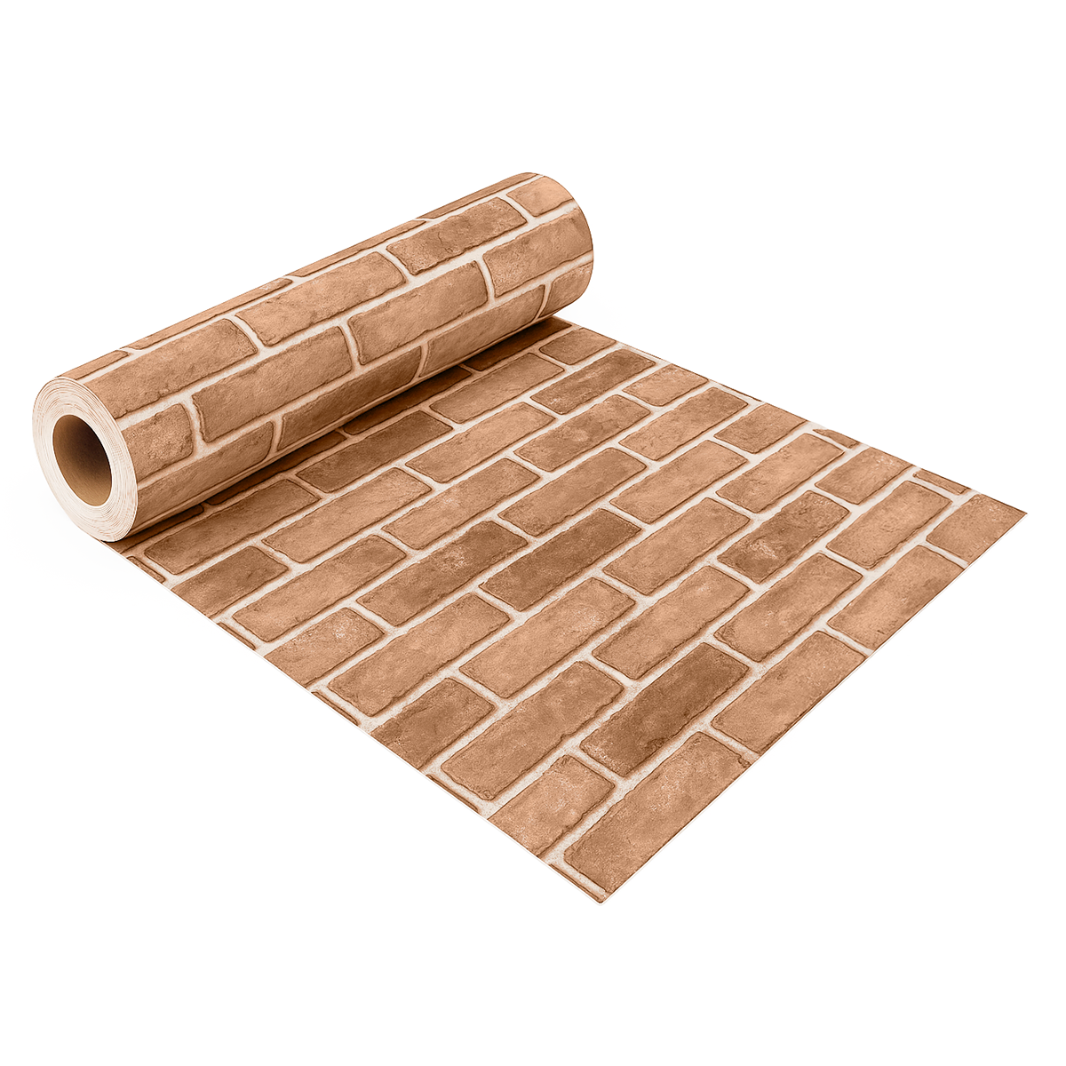 Carta da Parati Autoadesiva Effetto Mattone Vintage – Vinile Lavabile 120×280 cm | Finta Pietra per Pareti, Cucina e Arredi