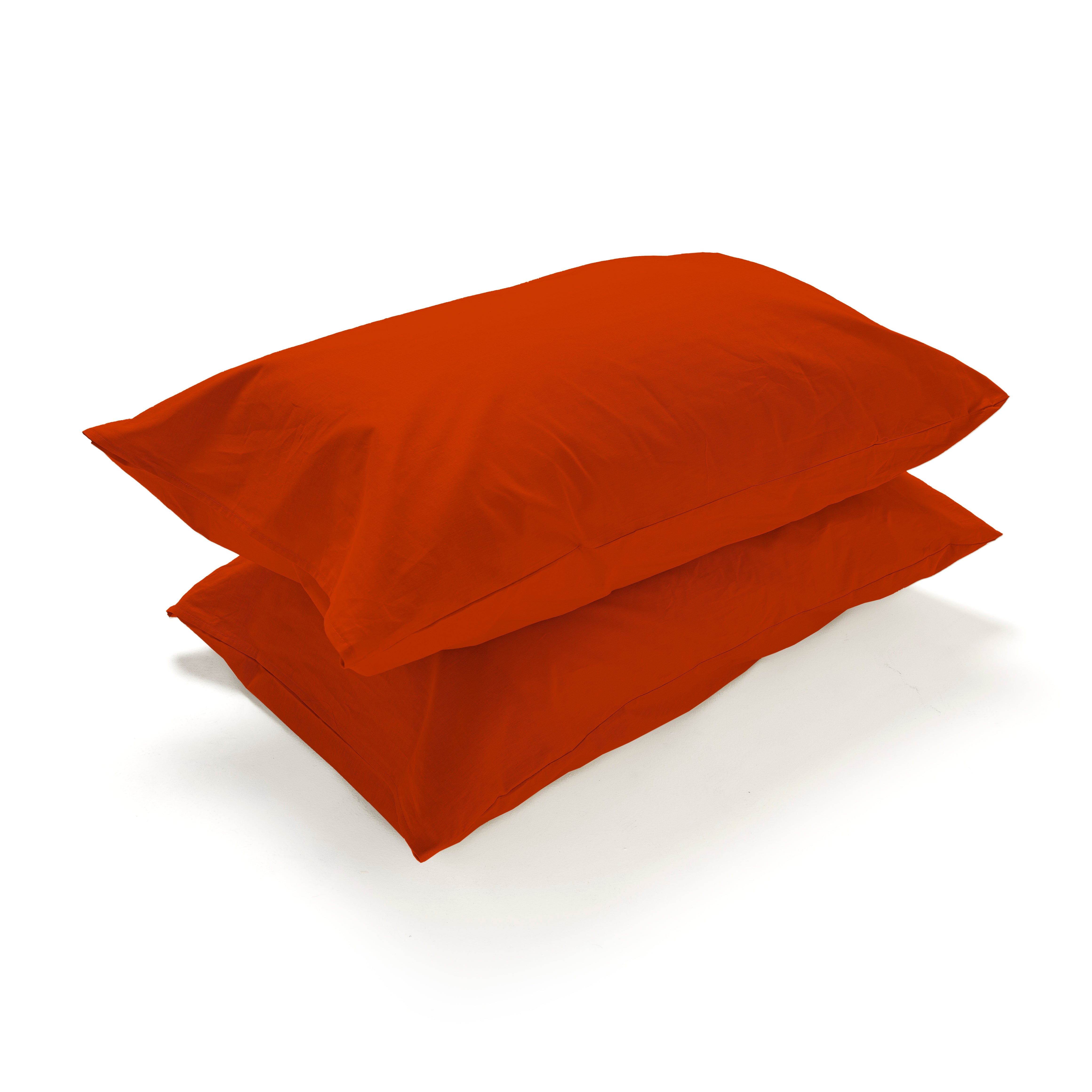 Coppia Federe a Sacchetto in Cotone per Guanciale – Set 2 Pezzi, Colore Cromo, Disponibili in Vari Colori