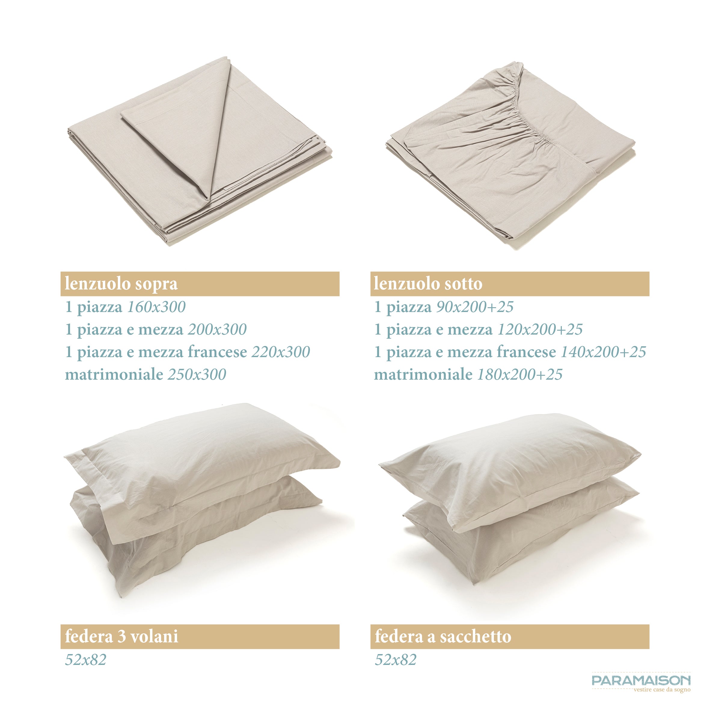 Coppia Federe Cotone per guanciale Set 2 Pezzi Cromo Vari Colori