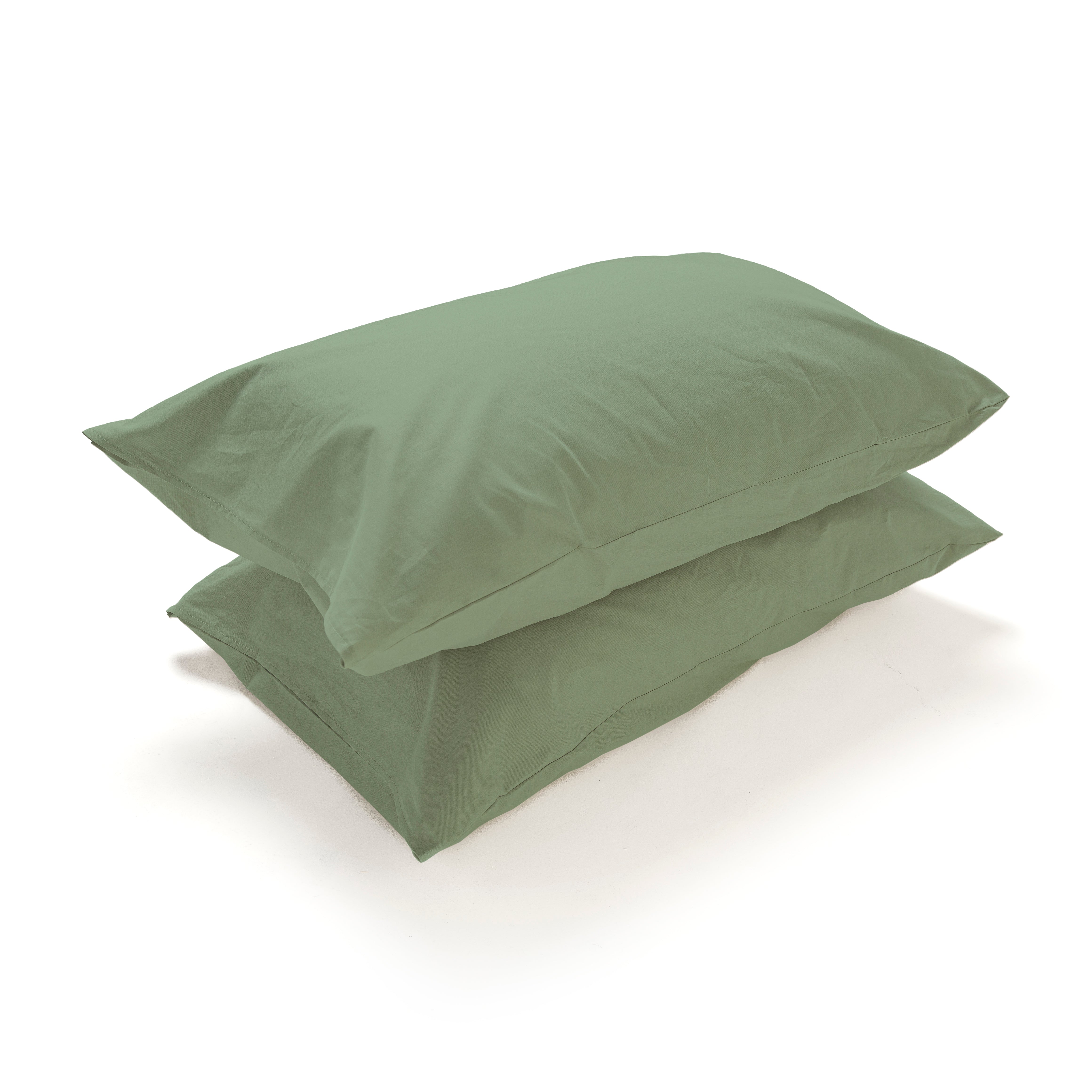 Coppia Federe a Sacchetto in Cotone per Guanciale – Set 2 Pezzi, Colore Cromo, Disponibili in Vari Colori