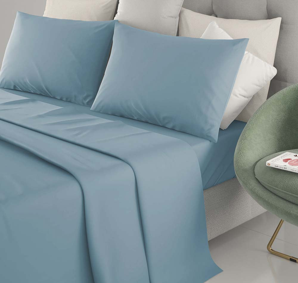 Completo Lenzuola Marta di Irge in cotone per letto Matrimoniale