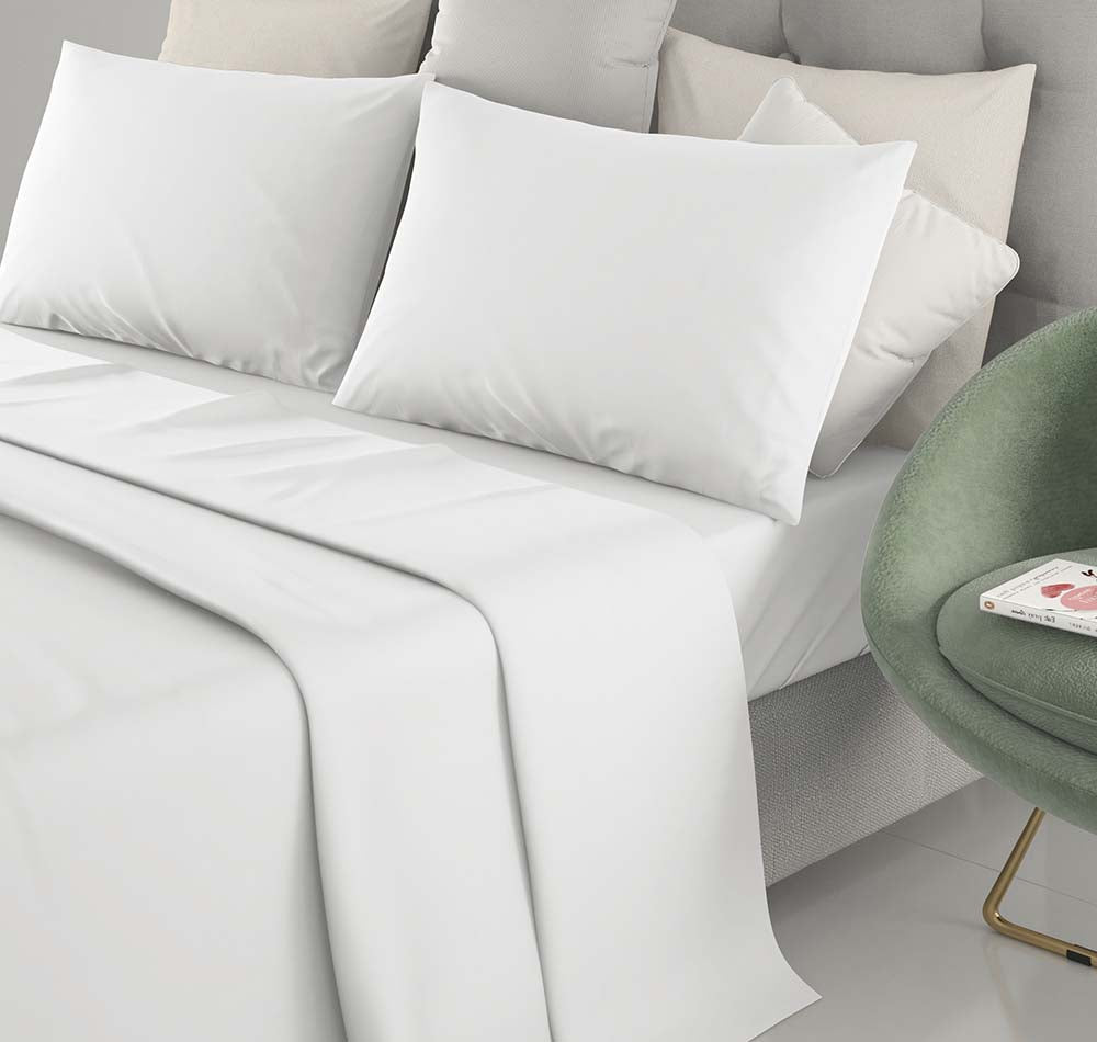 Completo Lenzuola Marta di Irge in cotone per letto Matrimoniale