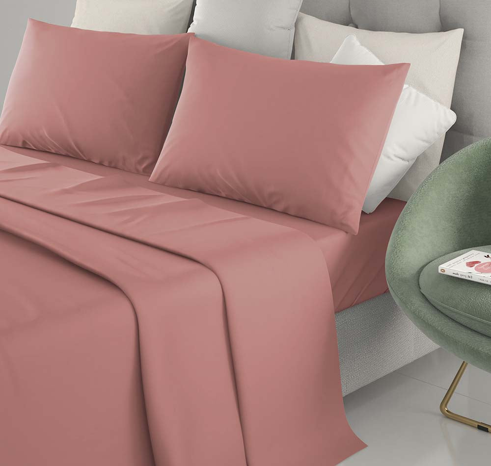 Completo Lenzuola Marta di Irge in cotone per letto Matrimoniale