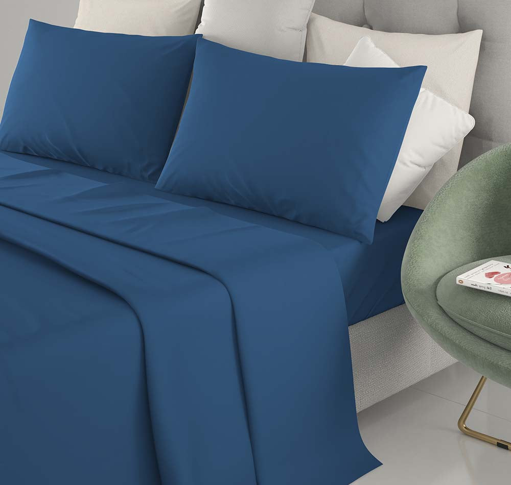 Completo Lenzuola Marta di Irge in cotone per letto Matrimoniale