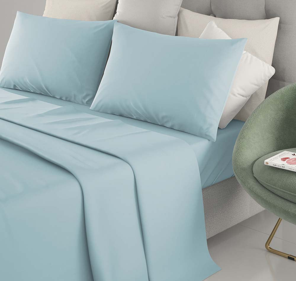 Completo Lenzuola Marta di Irge in cotone per letto Matrimoniale