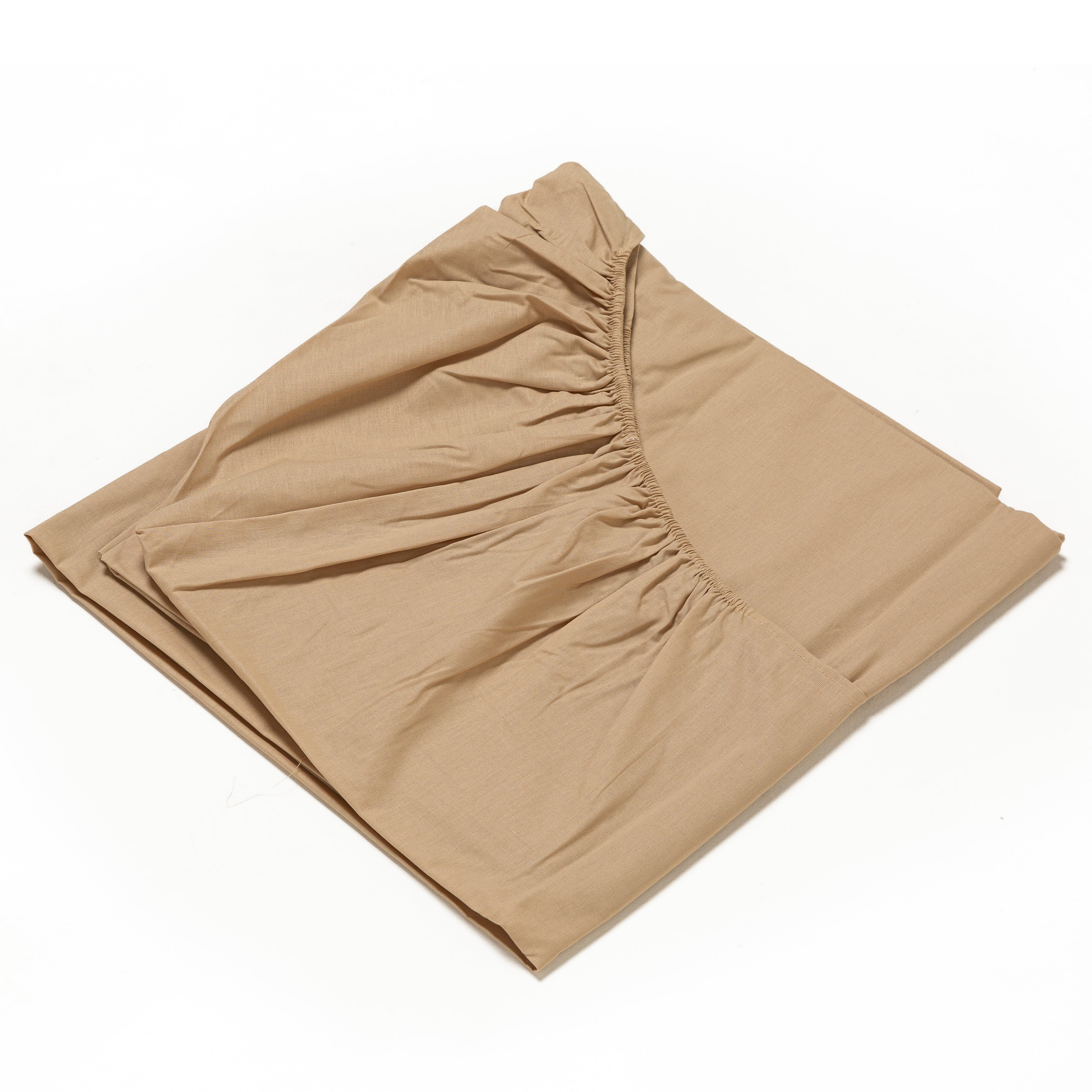 Lenzuolo Sotto con Angoli in Puro Cotone per Letto Singolo 90x200+25 cm – Morbido, Traspirante e Termoregolatore, Colore Cromo, Made in Italy