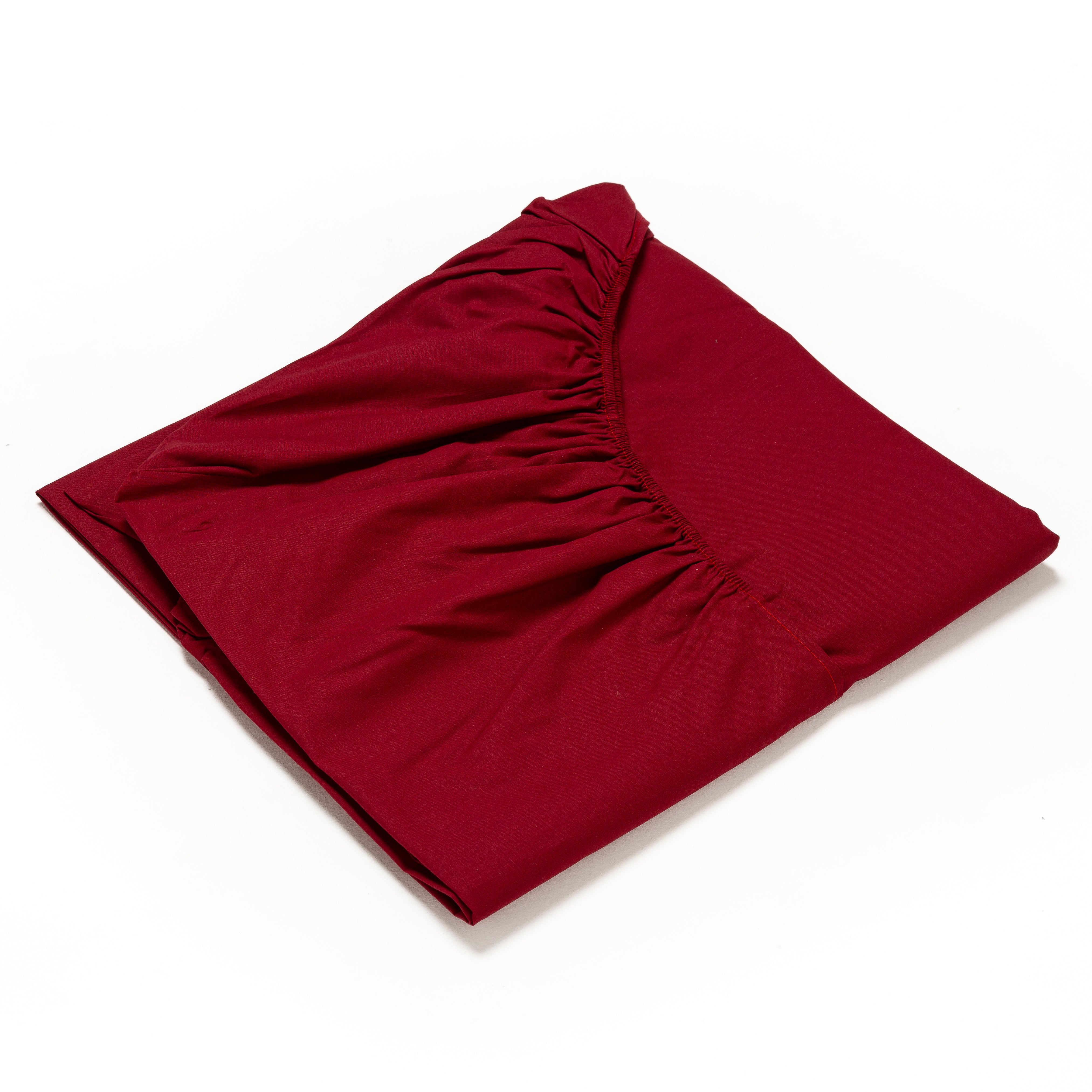 Lenzuolo Sotto con Angoli Cromo Puro Cotone per Letto Matrimoniale 2 Piazze 180x200+25 cm