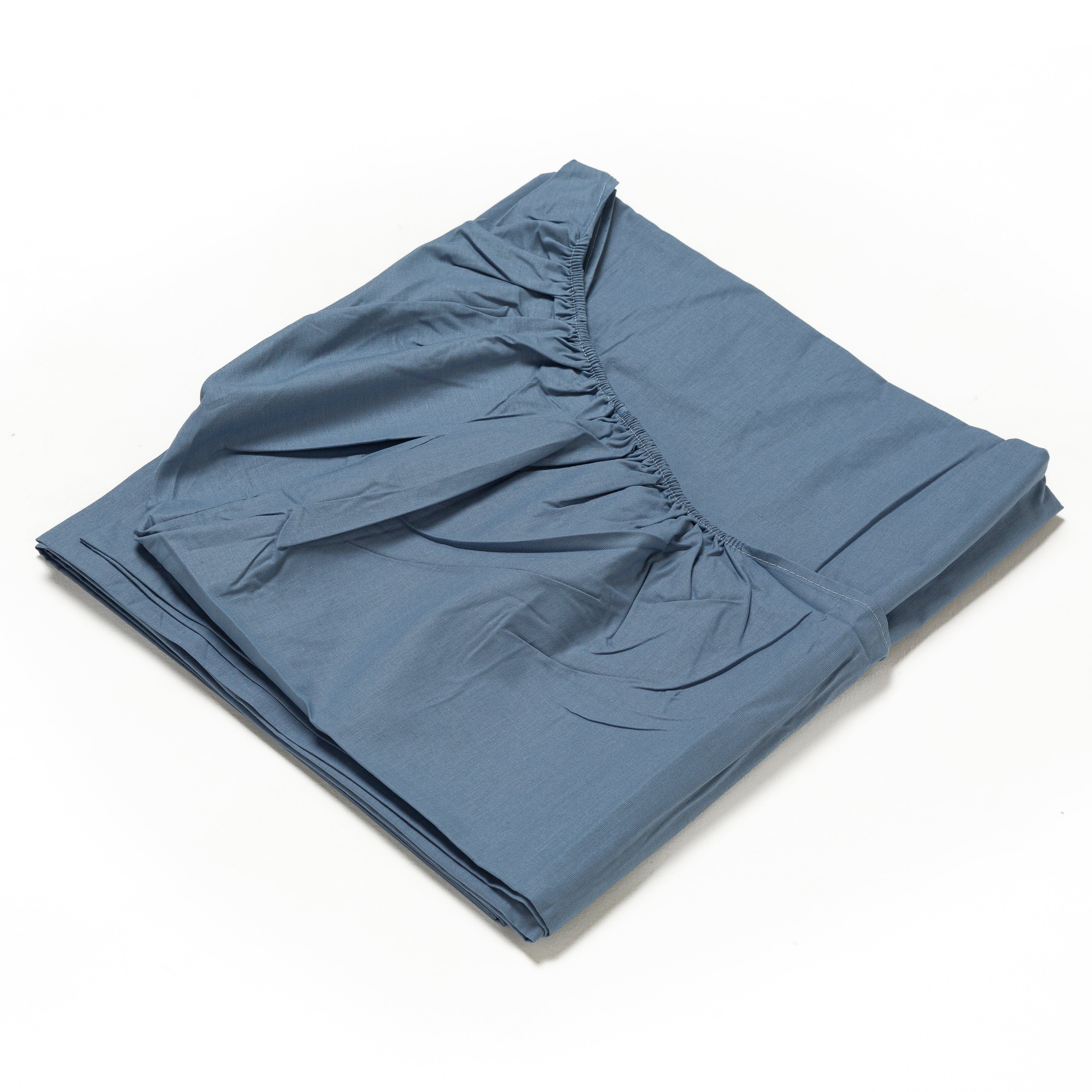 Lenzuolo Sotto con Angoli in Puro Cotone per Letto Singolo 90x200+25 cm – Morbido, Traspirante e Termoregolatore, Colore Cromo, Made in Italy