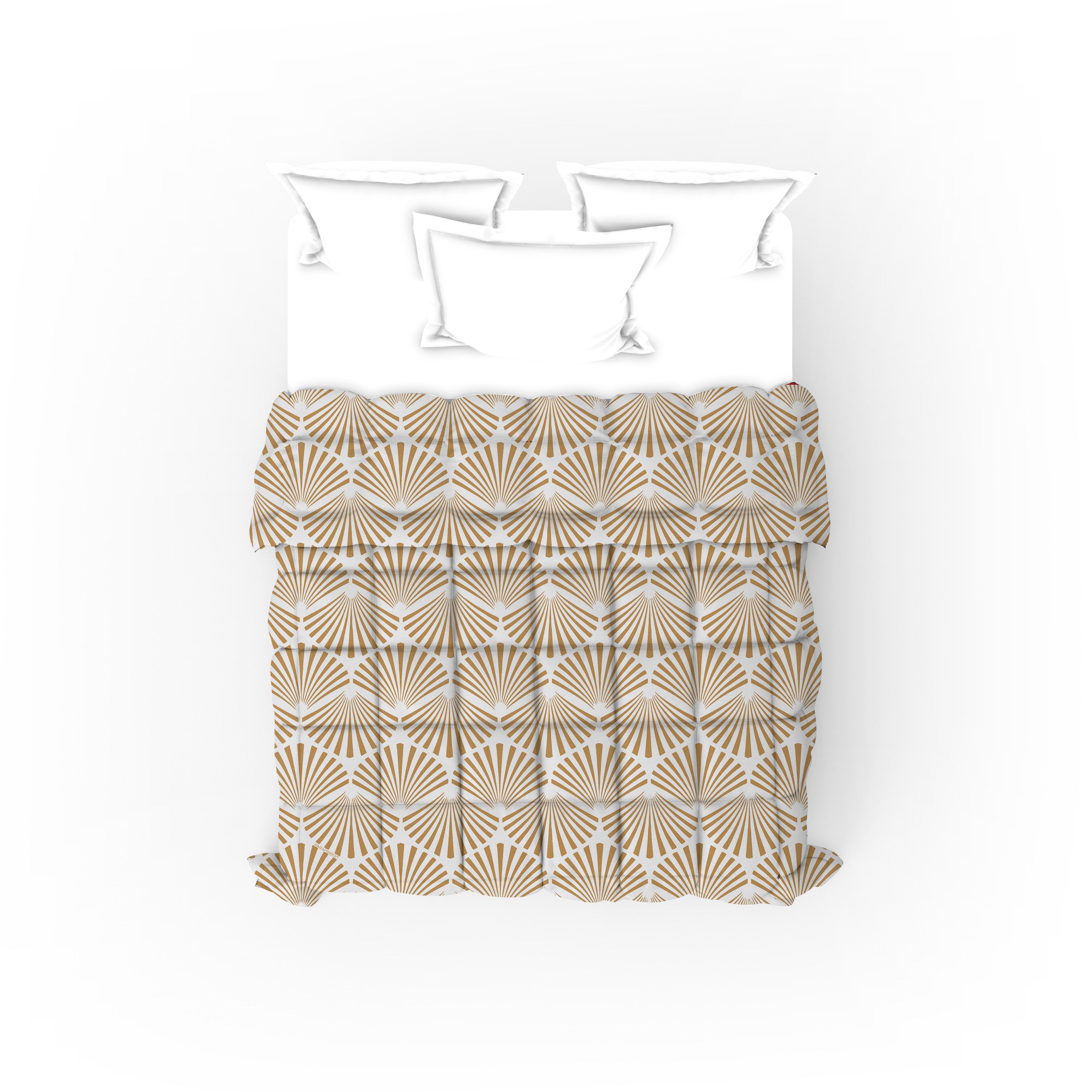 Trapunta Stampa Digitale Matrimoniale 260x270 piumone king size fantasia Conchiglia