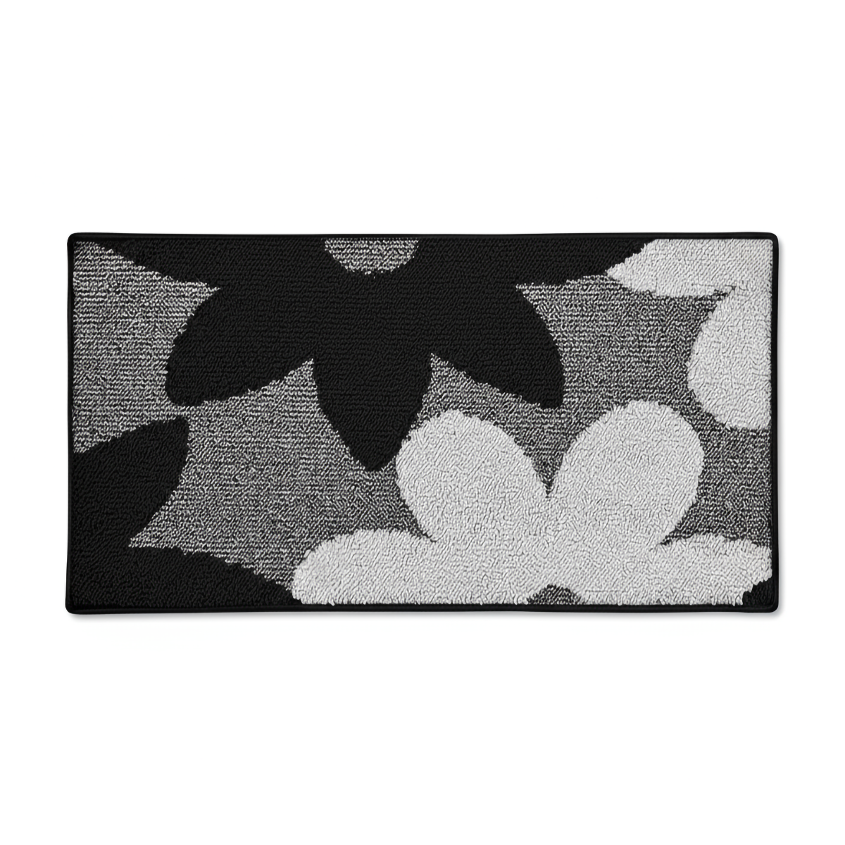 Tappeto passatoia da Cucina 3D con Fiore Tridimensionale – Morbido, Bordato, Moderno e Antiscivolo Varie misure