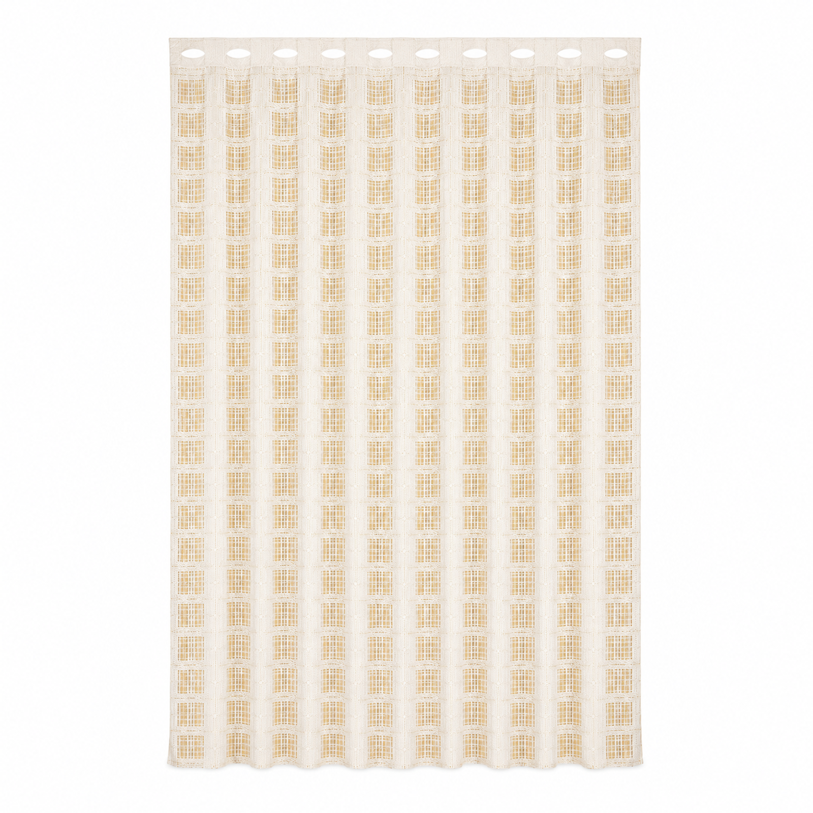 Tenda Zanzariera Waterproof Fantasia Quadri Rete Antizanzare Piombata con Anelli Passanti per Interni ed Esterni Quadro Chiaro e Quadro Scuro Varie Misure