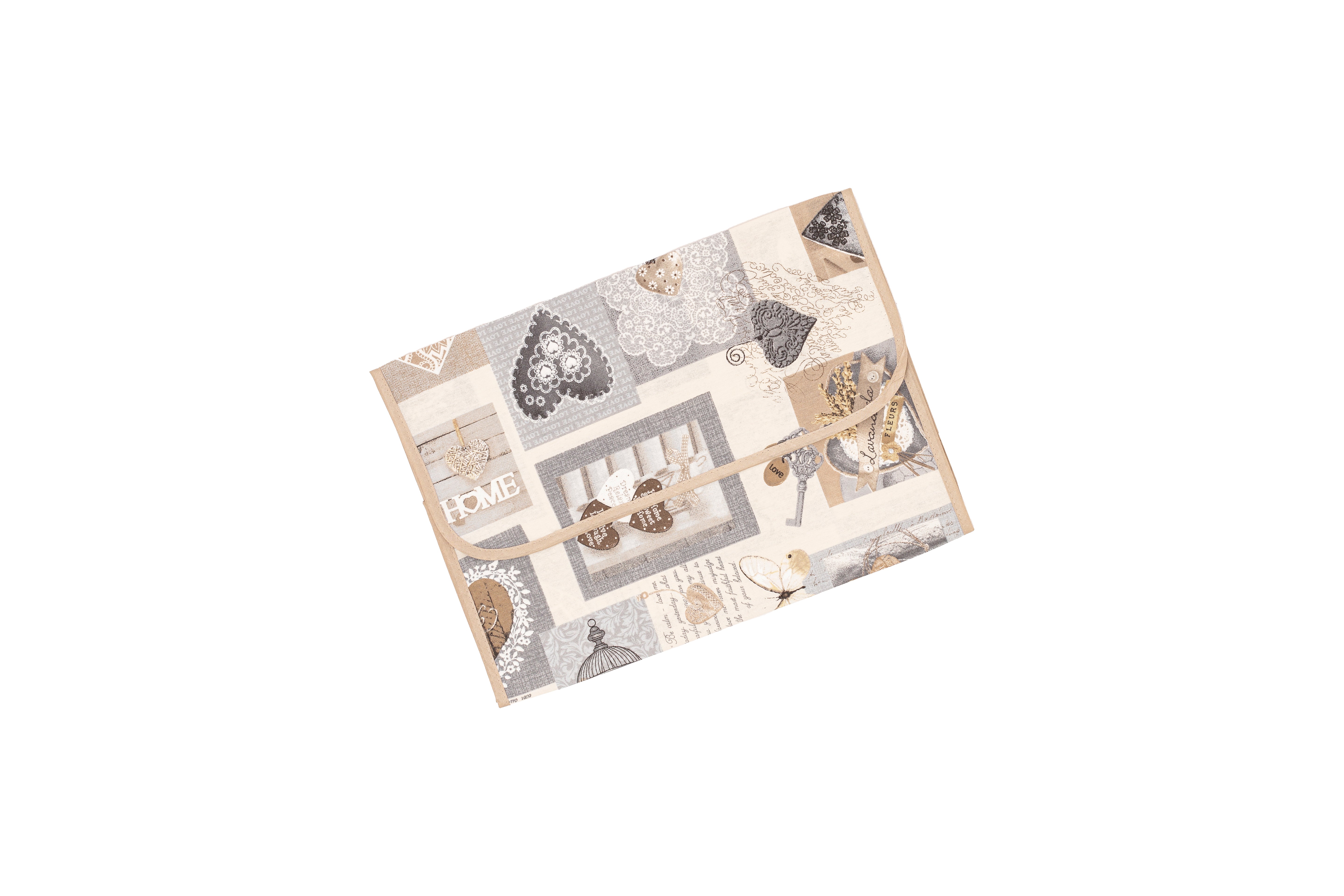 Runner 40x140 Azzurro, Bordeaux, Grigio o Verde cotone e poliestere linea Shabby Chic fantasia Chiave