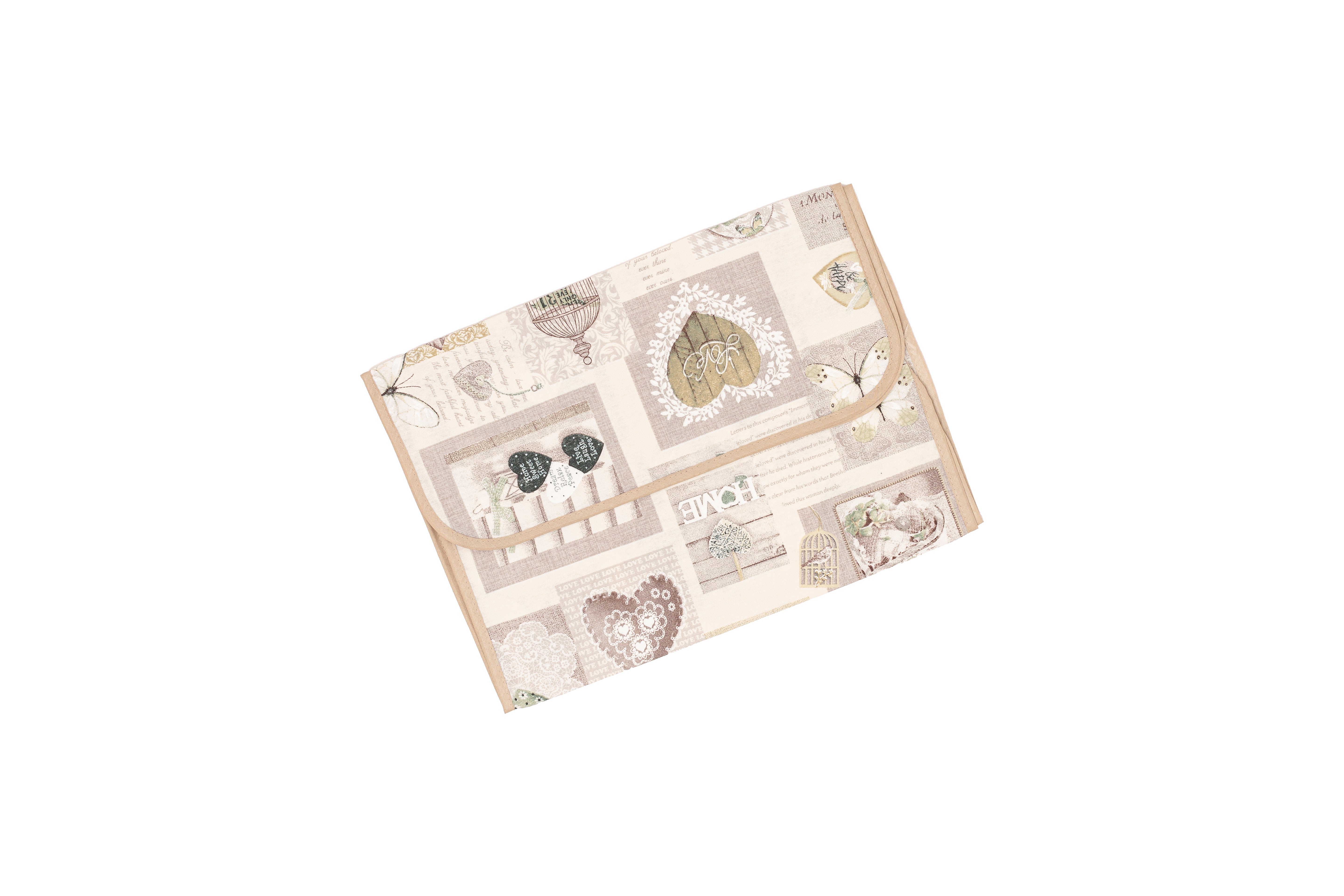 Runner 40x140 Azzurro, Bordeaux, Grigio o Verde cotone e poliestere linea Shabby Chic fantasia Chiave