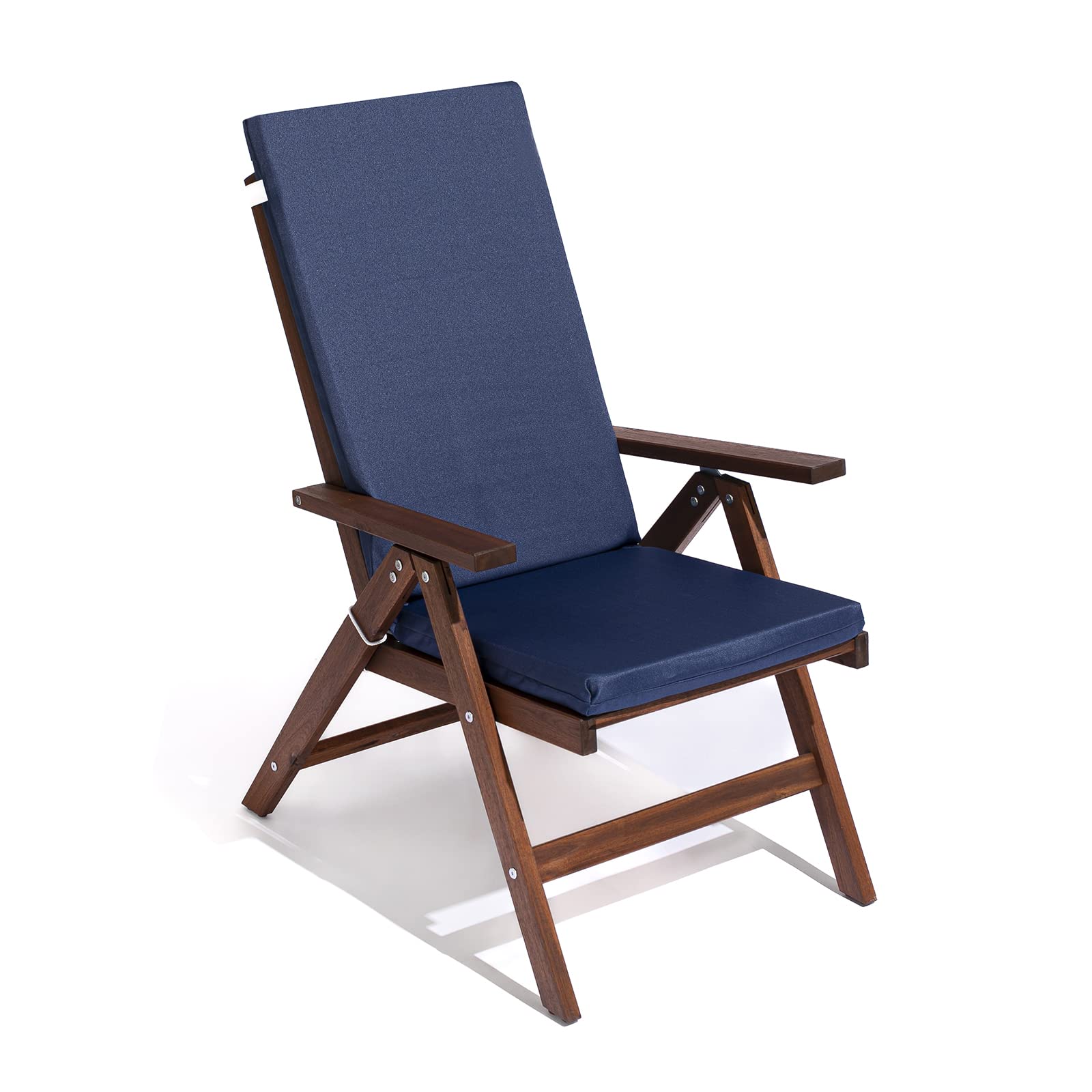 Cuscino Imbottito per Sdraio Cook, Sfoderabile, Antigraffio, con Laccetti, Interni od Esterni, Imbottitura 5 cm, Universale Copri Sdraio Giardino 45x120 cm VARI COLORI