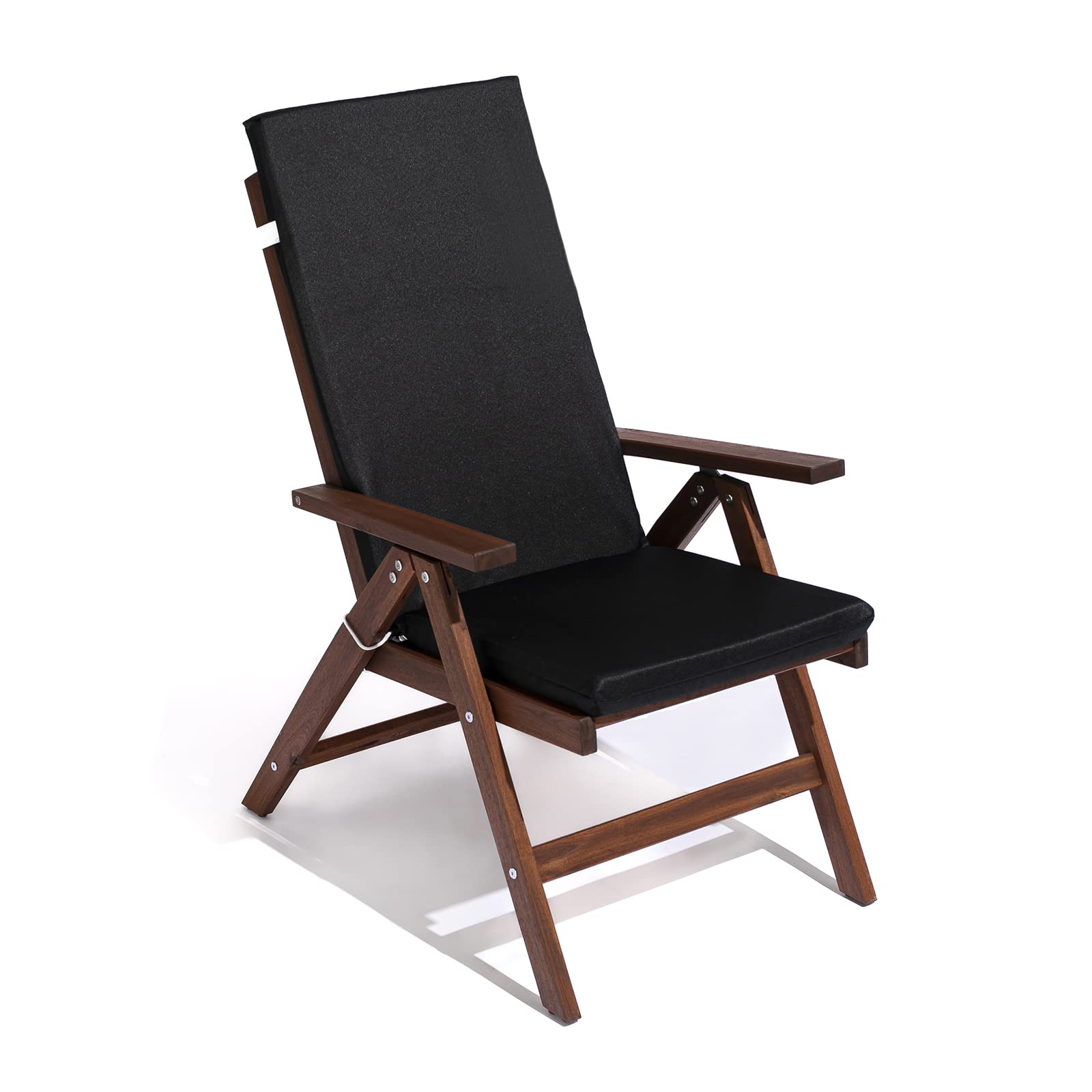 Cuscino Imbottito per Sdraio Cook, Sfoderabile, Antigraffio, con Laccetti, Interni od Esterni, Imbottitura 5 cm, Universale Copri Sdraio Giardino 45x120 cm VARI COLORI