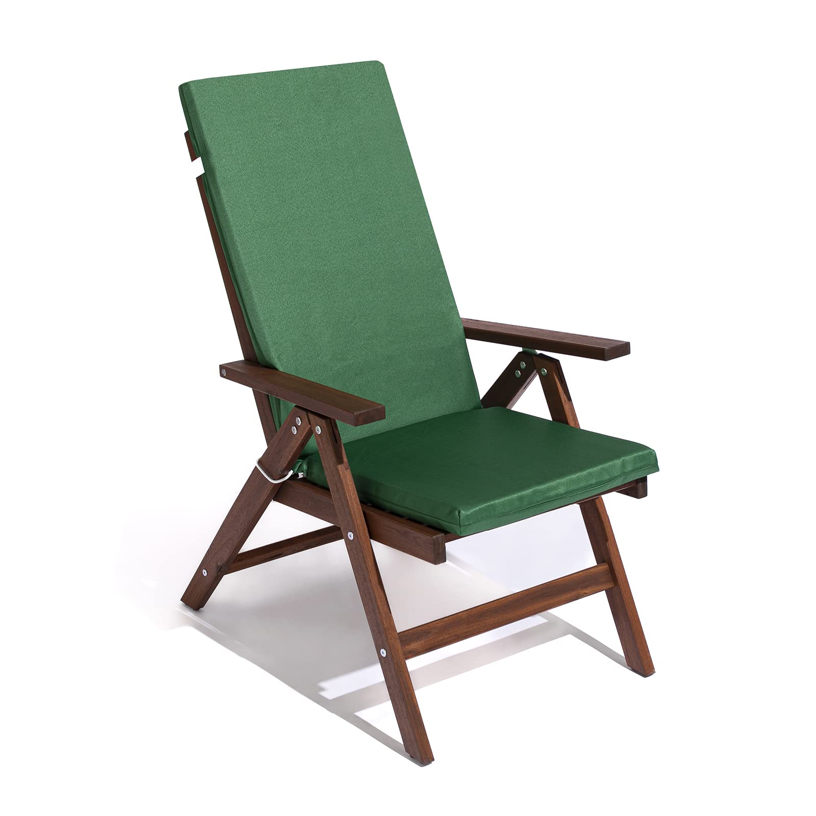 Cuscino Imbottito per Sdraio Cook, Sfoderabile, Antigraffio, con Laccetti, Interni od Esterni, Imbottitura 5 cm, Universale Copri Sdraio Giardino 45x120 cm VARI COLORI