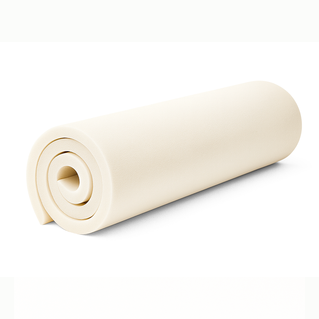 Lastra in Gommapiuma Poliuretano Espanso Densità 18 Spessori 2/3/5/8/10/12 cm – Formato 100×200 cm – Ideale per Divani, Cuscini, Sedute e Bancali