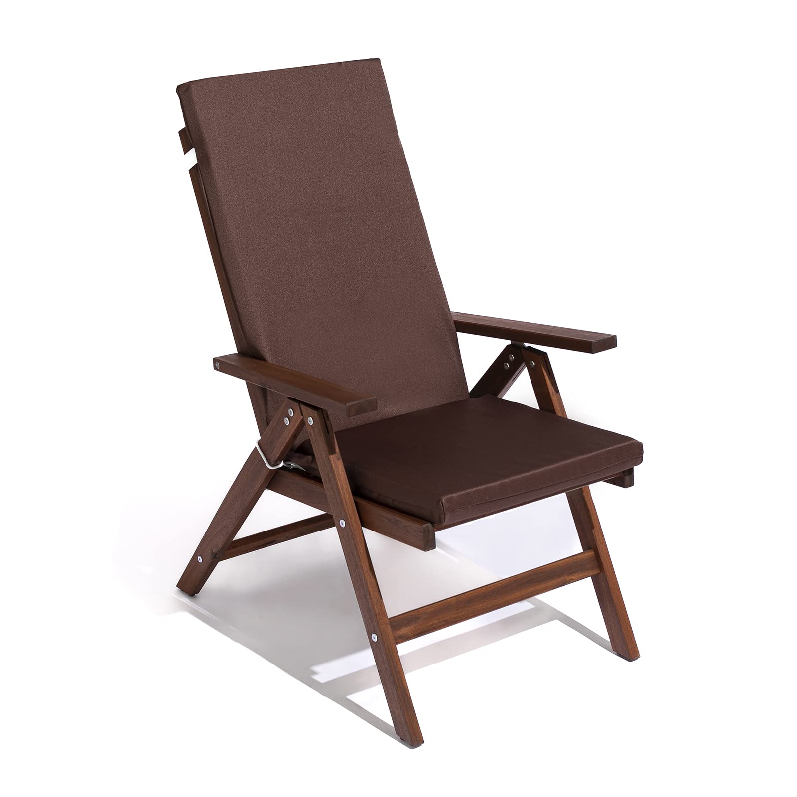 Cuscino Imbottito per Sdraio Cook, Sfoderabile, Antigraffio, con Laccetti, Interni od Esterni, Imbottitura 5 cm, Universale Copri Sdraio Giardino 45x120 cm VARI COLORI