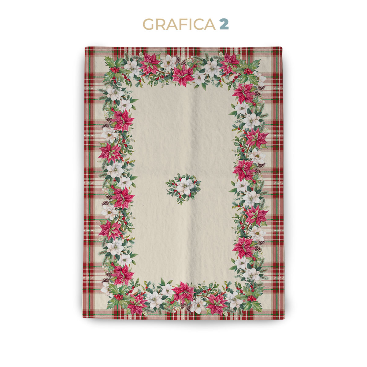 Set 5 Strofinacci Natalizi 50x80 cm in Cotone – Canovacci Assorbenti con Stampa Digitale | Idea Regalo Natale