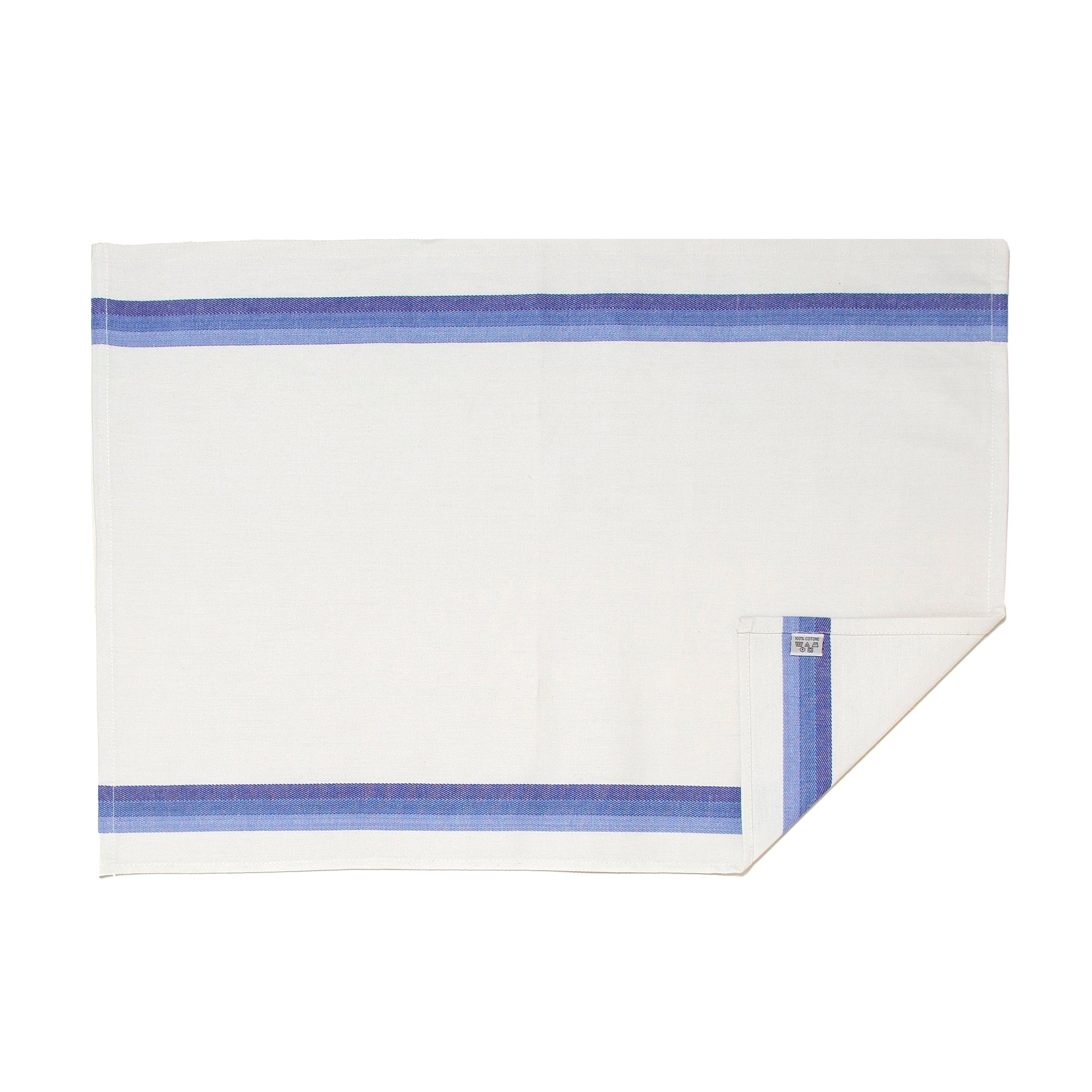 Set 12 Strofinacci cucina Horeca in puro cotone spigato super assorbenti 50x70 cm