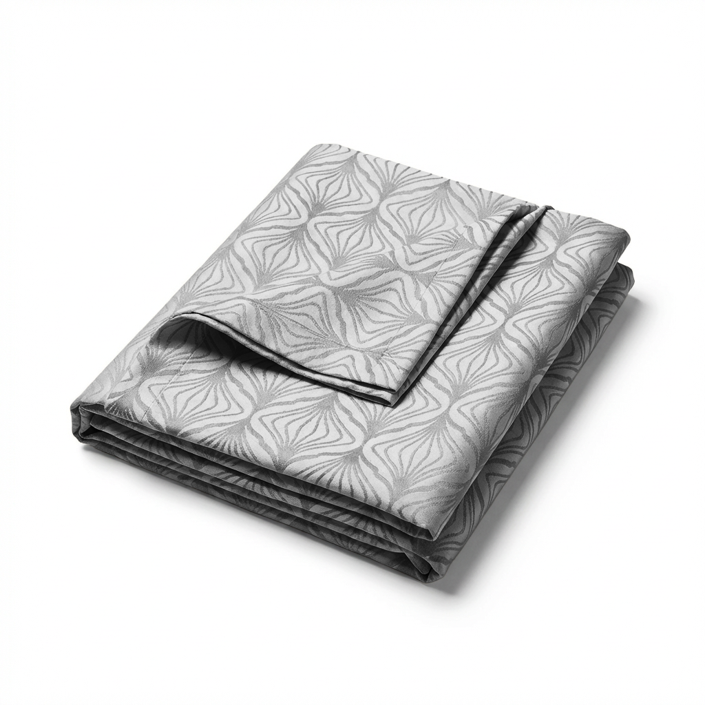 Grandfoulard Copritutto in Raso 270x270 cm Copridivano Grande Multiuso Telo Arredo Floreale, Copriletto Matrimoniale Leggero Lavabile, Vari Colori