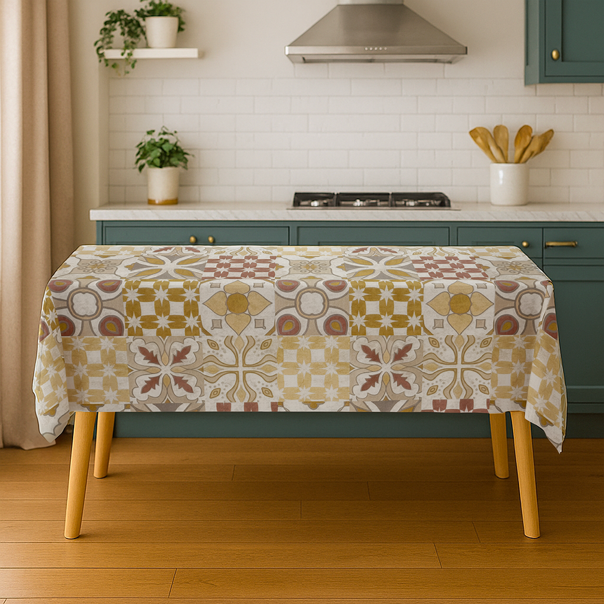 Tovaglia Rettangolare in Tela Cerata PVC a Quadro Grande Stile Country – Impermeabile, Antimacchia, Facile da Pulire – Per Interno ed Esterno – Varie Misure