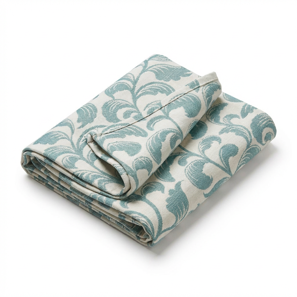 Tovaglia da Tavola Jacquard in Cotone Floreale Copritavolo Elegante Lavabile e Resistente per Cucina e Sala Disponibile in Varie Misure