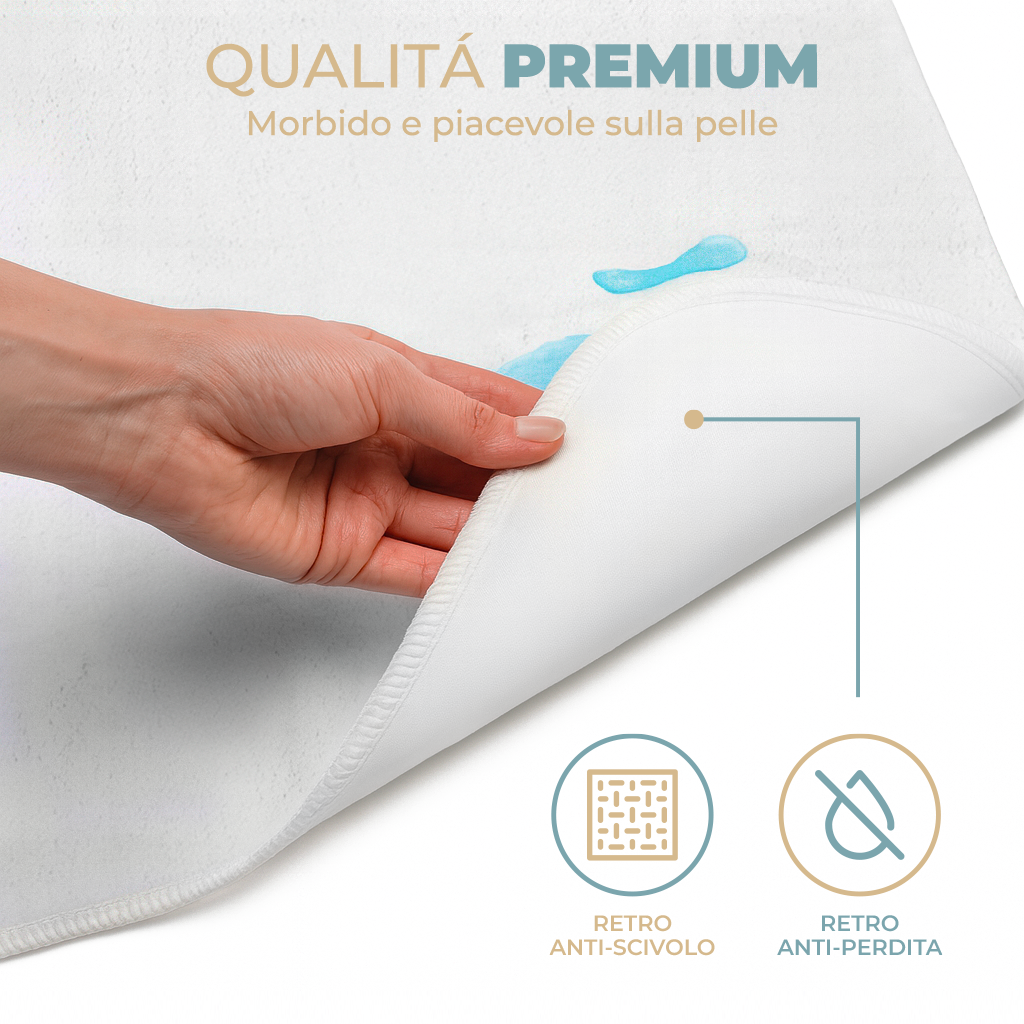 Panno Impermeabile e Lavabile per Incontinenza Traverse Letto Assorbenti e Traspiranti per Anziani Neonati e Bambini Diverse Misure Disponibili