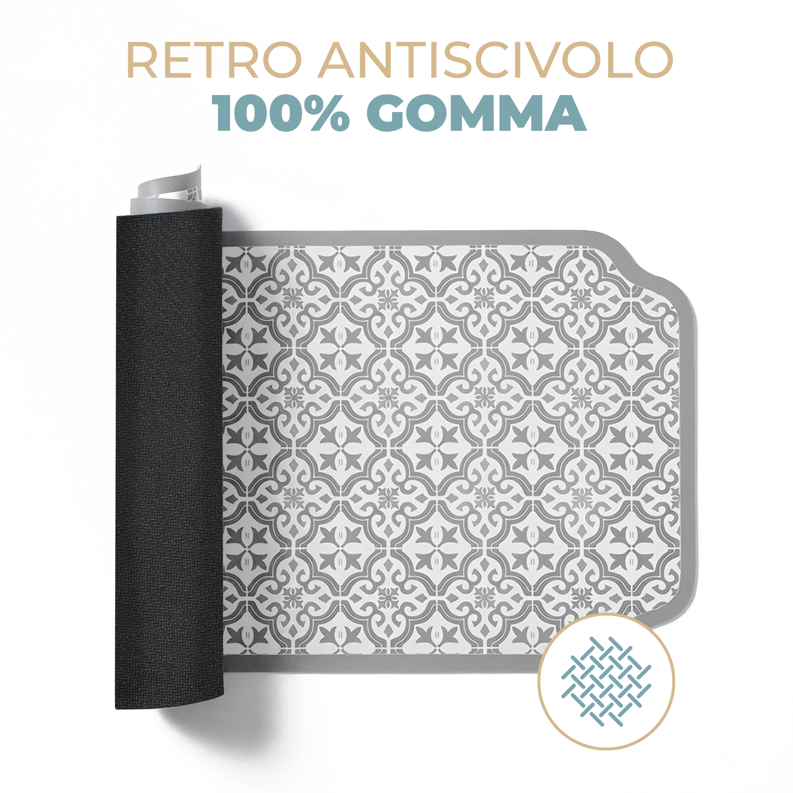 Tappetino Scolapiatti Assorbenti per Macchina da Caffè e Lavello 38x51 cm Antibatterici Antiscivolo e ad Asciugatura Rapida Tinta unitaSet 2 pz