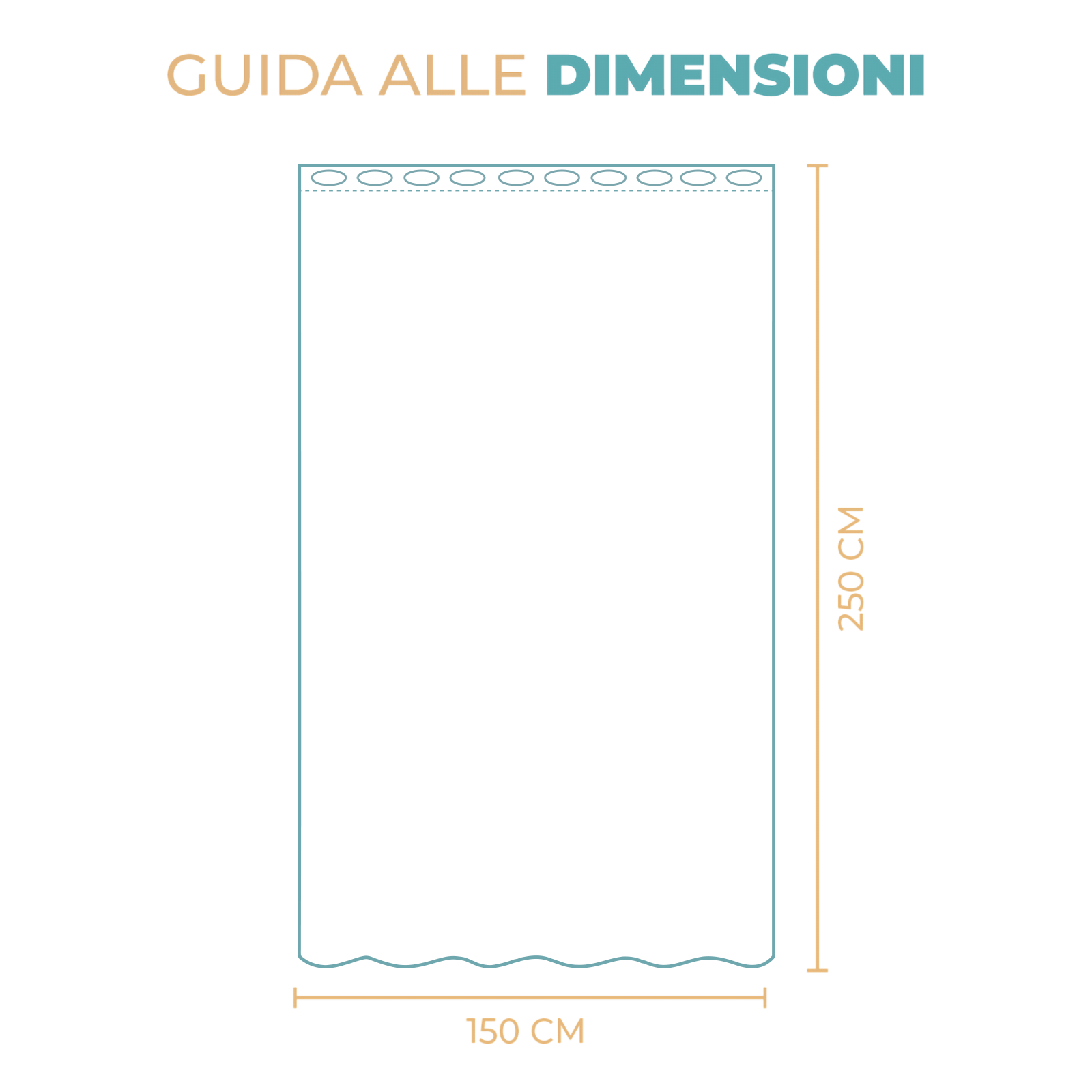 Tenda Zanzariera Waterproof Girasole 150x250 cm Retinata Piombata Antizanzara con Anelli Passanti
