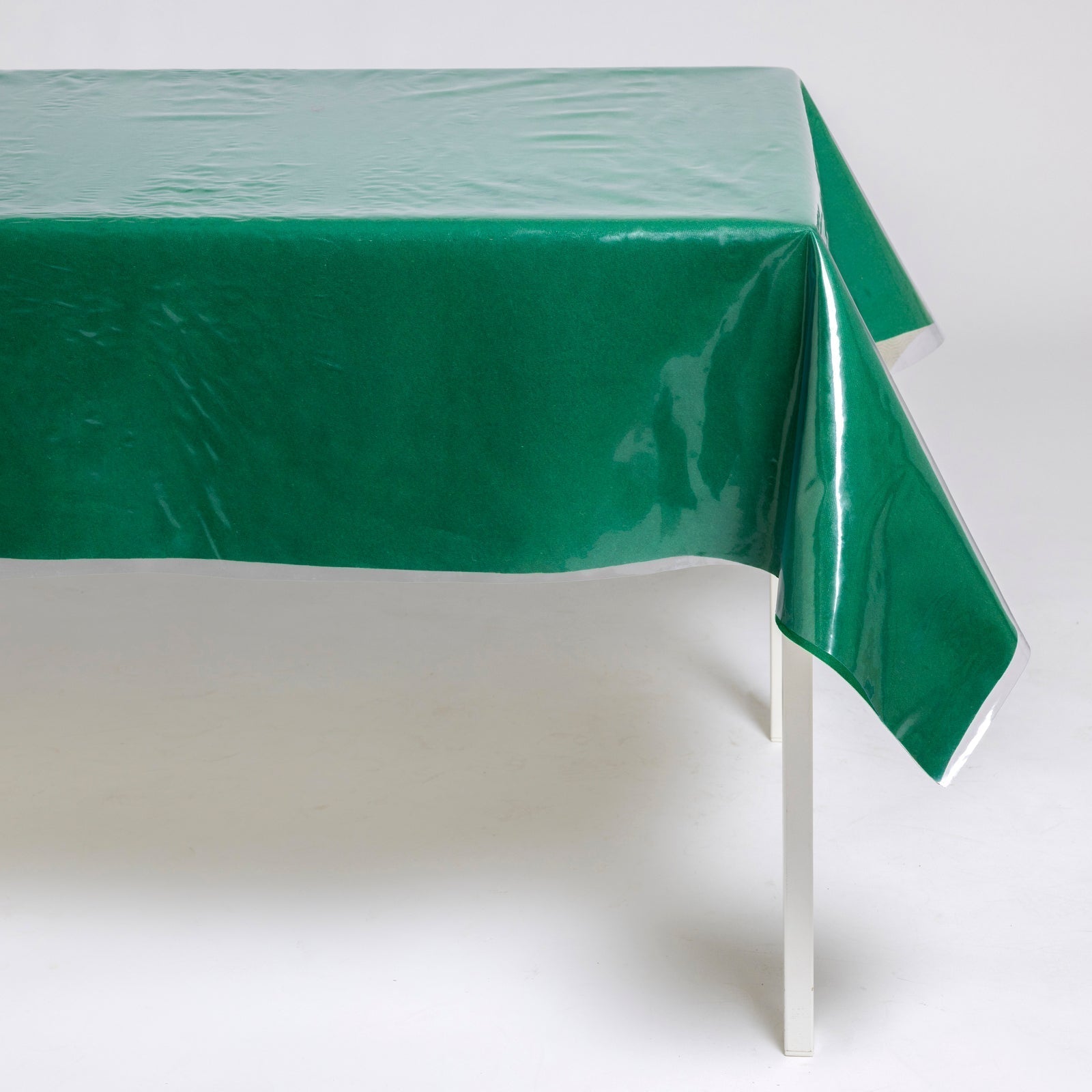 Tovaglia plastificata Trasparente Cristal in pvc Cover tavole lunghe Spessore doppio 140x600 cm