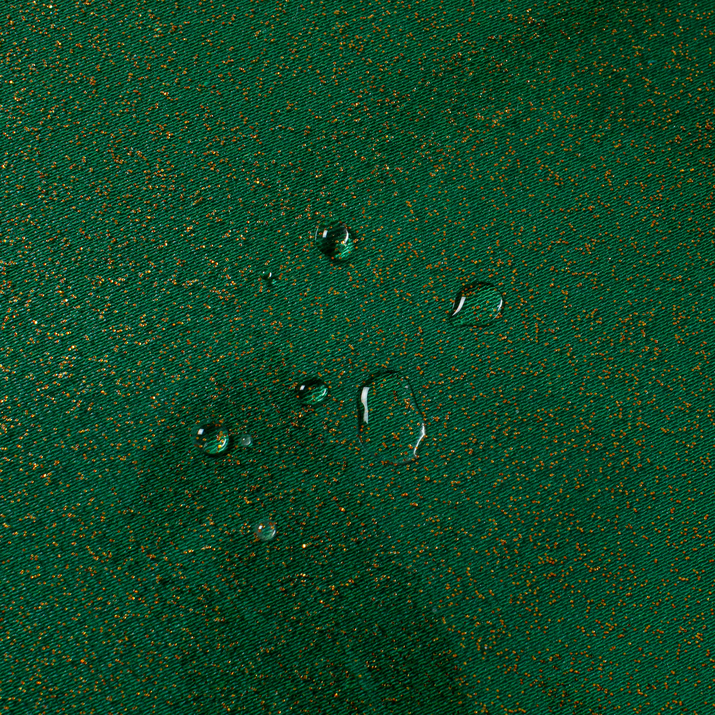 Tovaglia plastificata 6 posti Glitter oro Cristal in pvc Protezione tavola Spessore 2 mm 140x180 cm