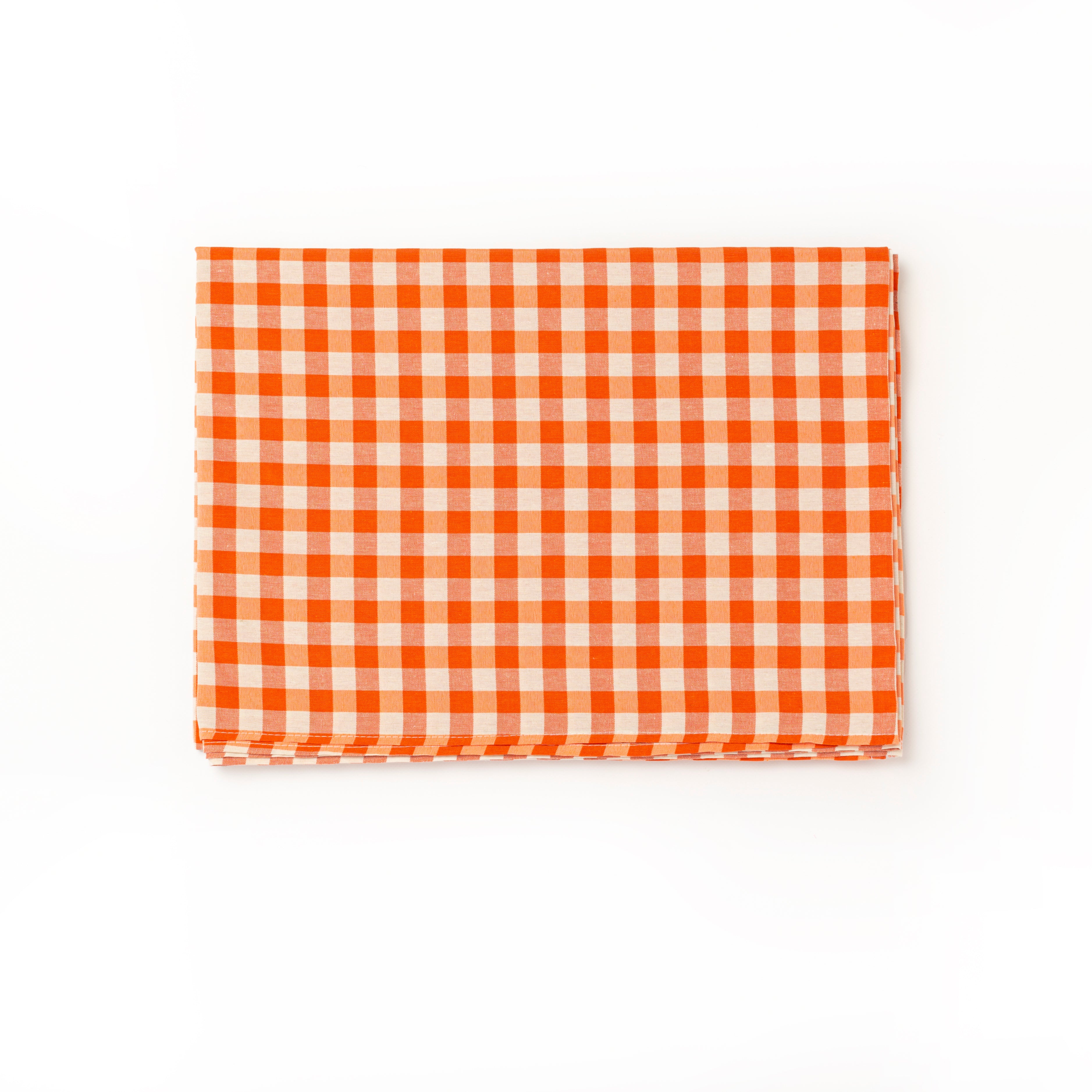 Tovaglia 12 posti 140 x 240 a quadretti stile country colori vari