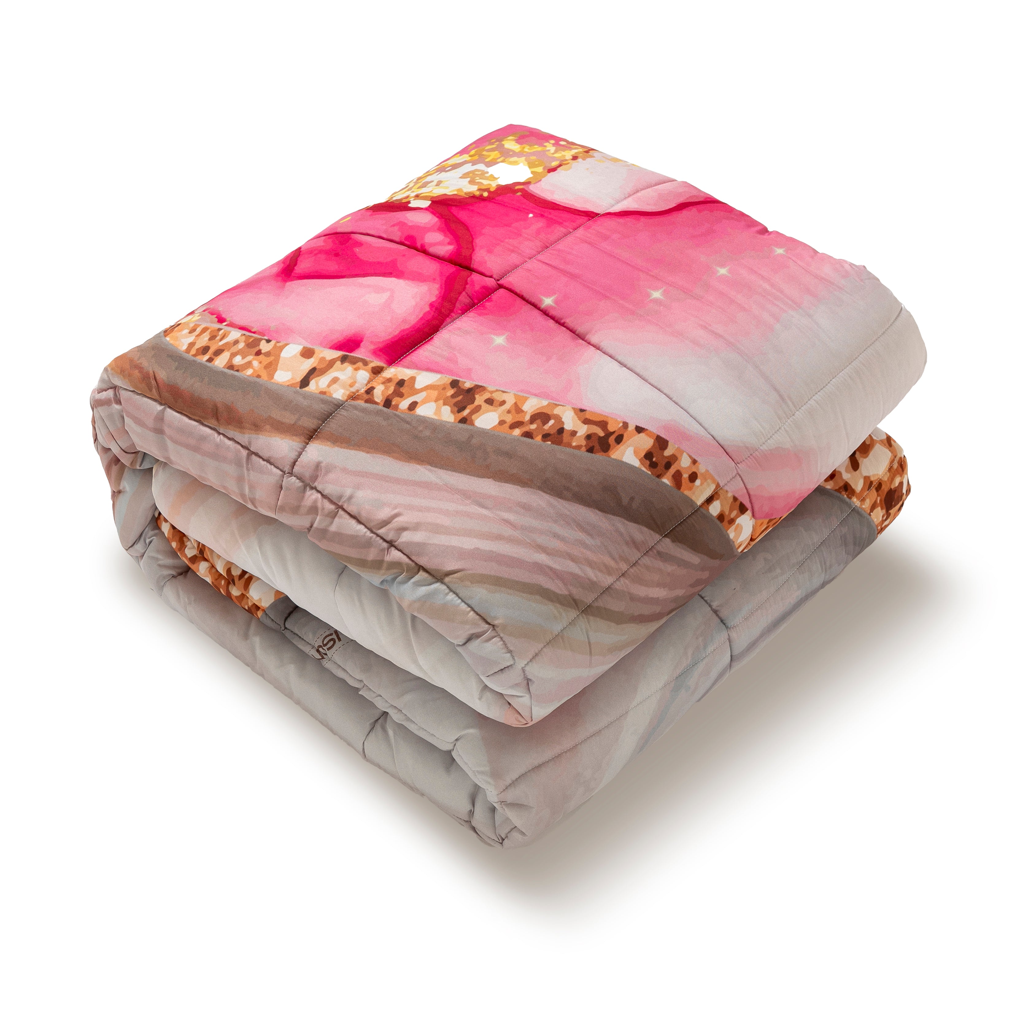 Trapunta Matrimoniale effetto marmorizzato 260x270cm Marble Piumone Invernale Stampa Digitale Microfibra Anallergica 300 Gr