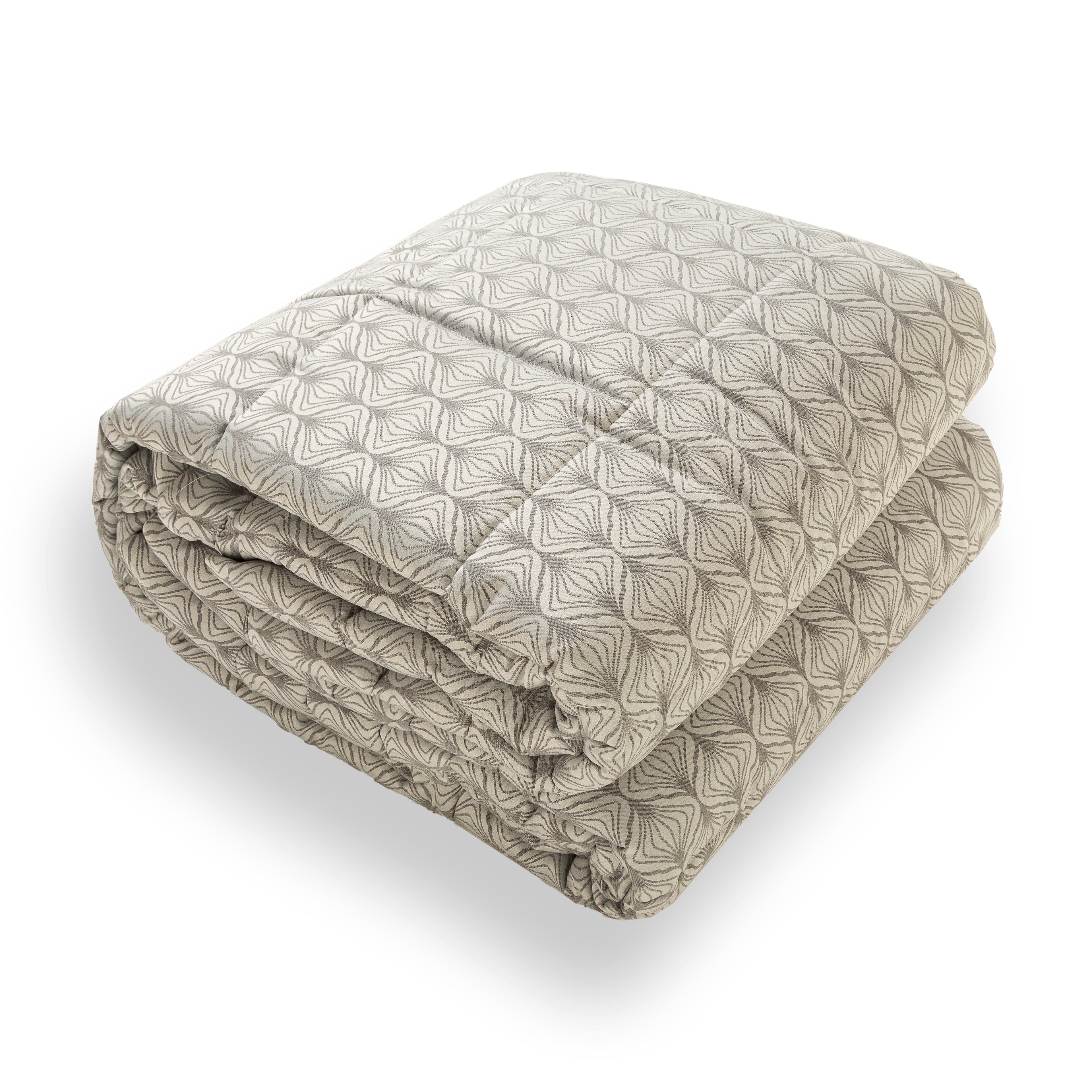 Trapunta Invernale Matrimoniale Raso Rosalba 270x270 cm Artigianale Anallergica 350 g/m² Disegno Piazzato