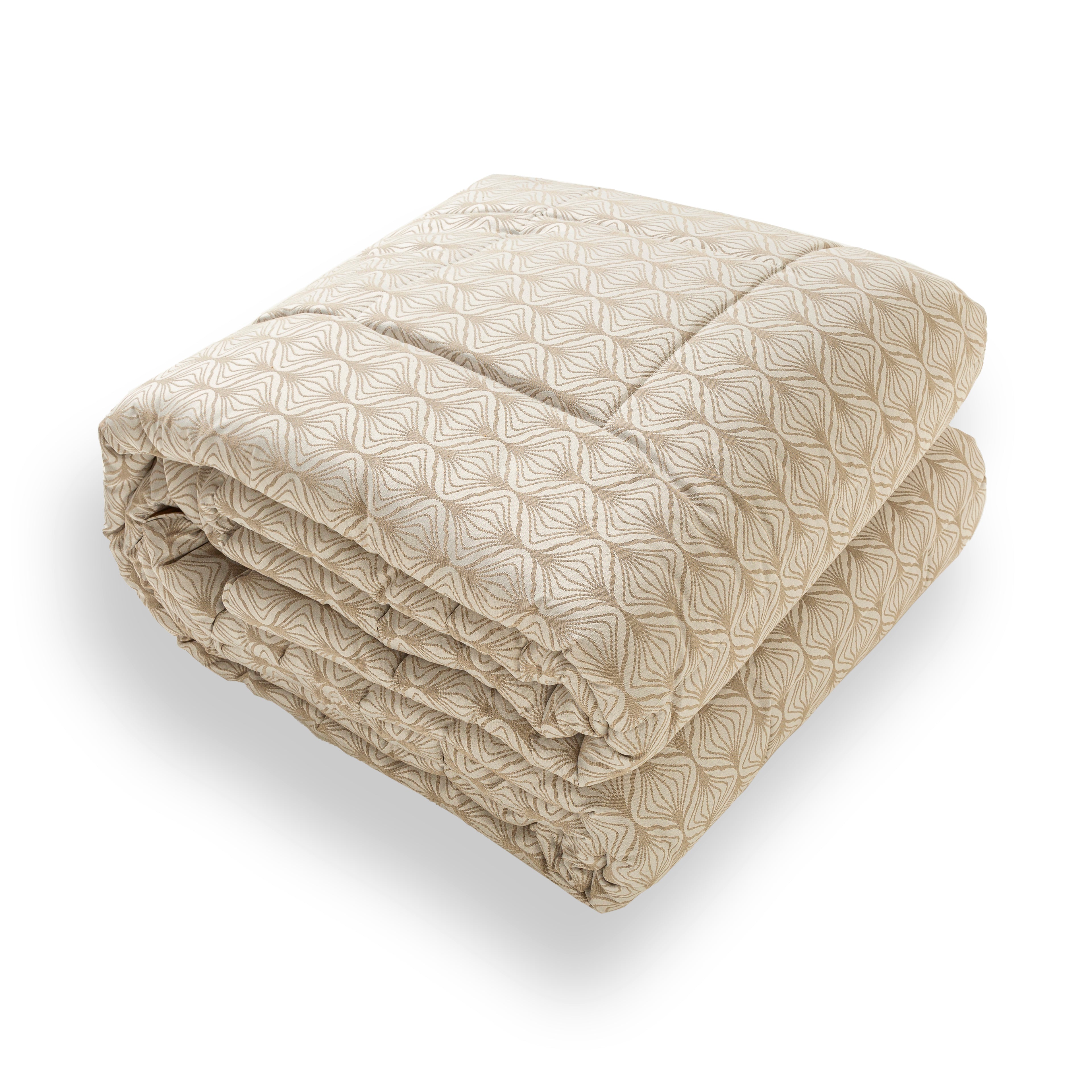 Trapunta Invernale Matrimoniale Raso Rosalba 270x270 cm Artigianale Anallergica 350 g/m² Disegno Piazzato