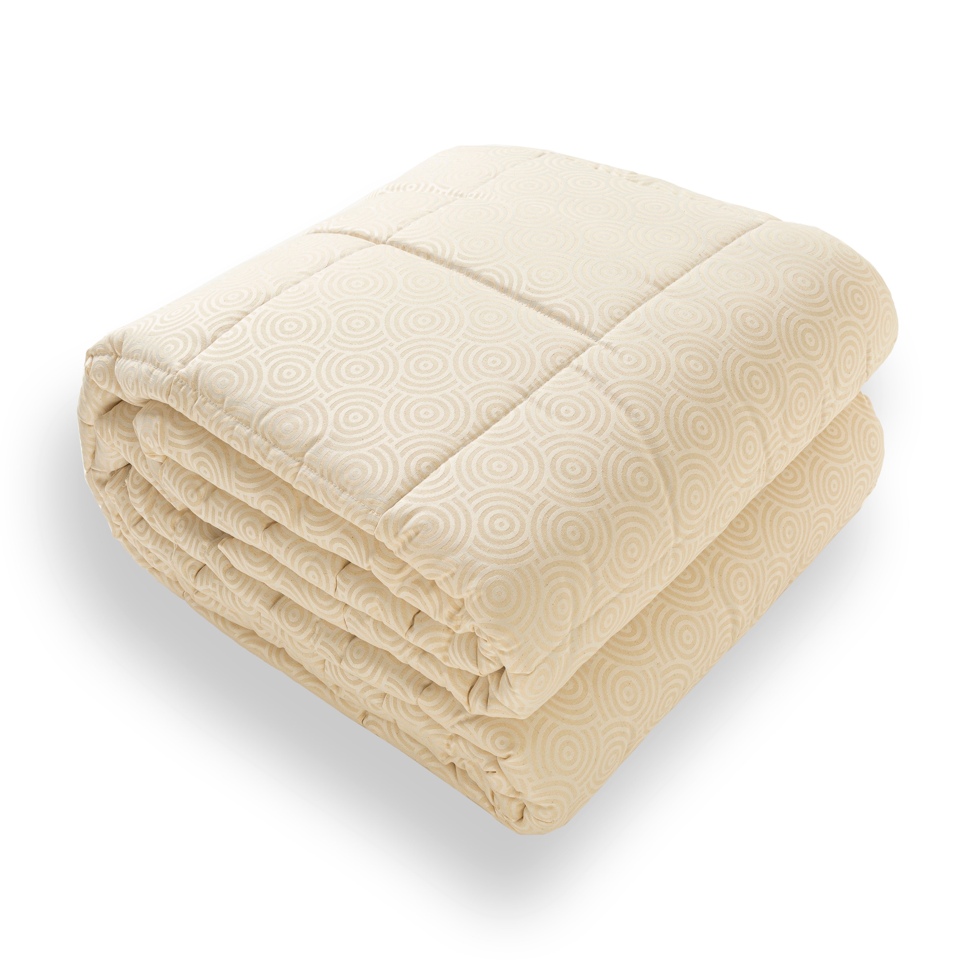 Trapunta Invernale Matrimoniale Raso Assia 270x270 cm Artigianale Anallergica 350 g/m² Disegno Piazzato