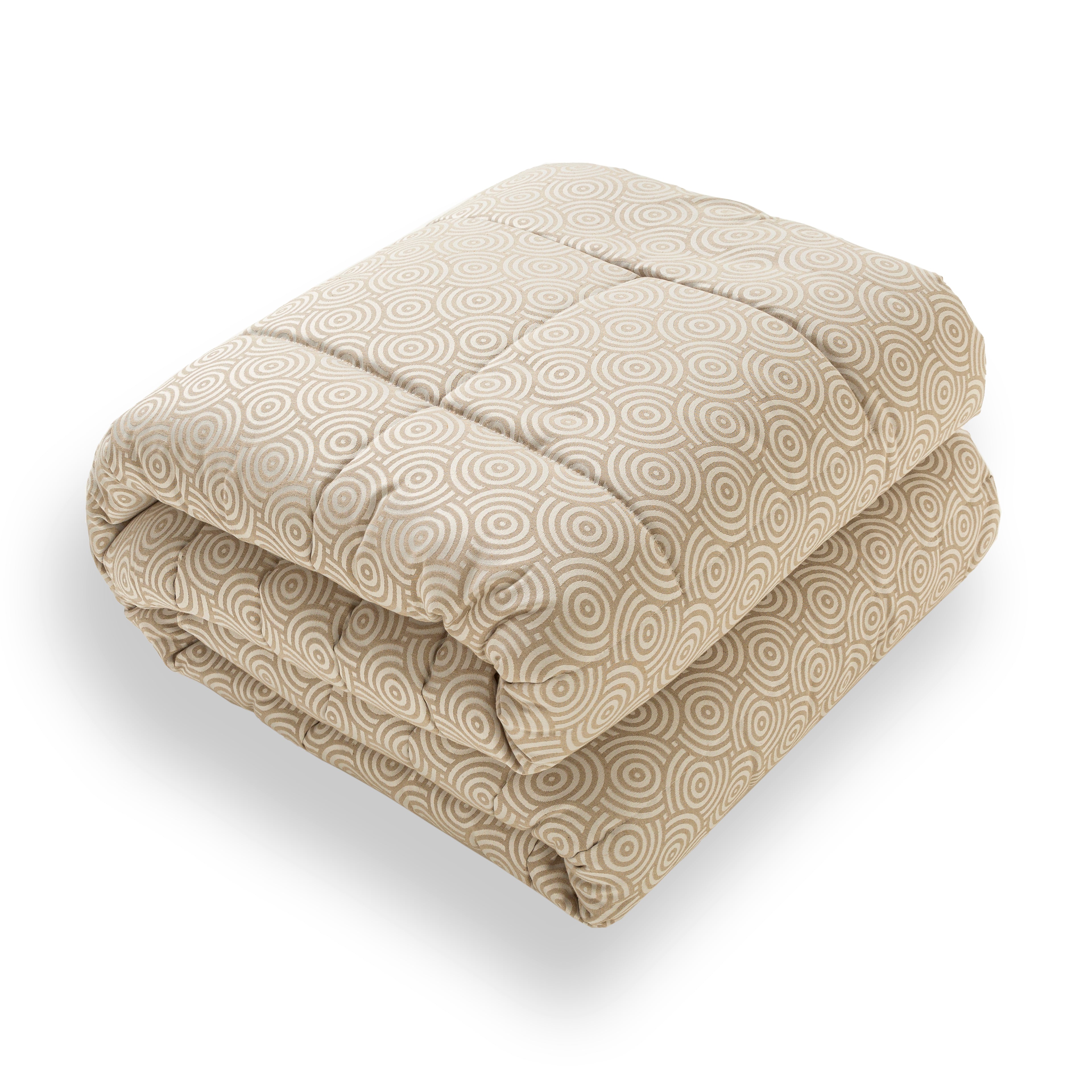 Trapunta Invernale Matrimoniale Raso Assia 270x270 cm Artigianale Anallergica 350 g/m² Disegno Piazzato