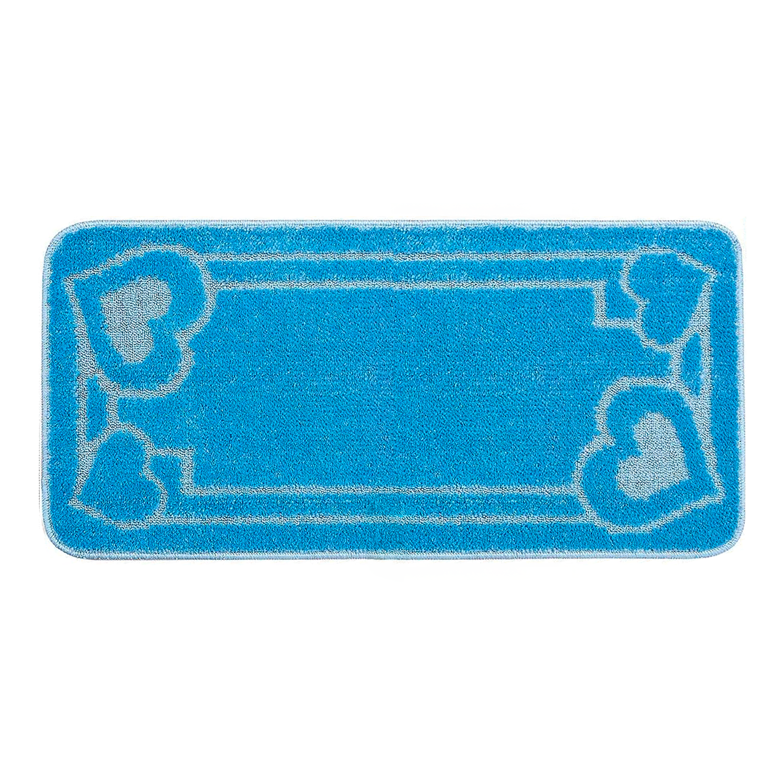 Tappeto Bagno Antiscivolo 50x80 cm Tappetino Cuori Morbido Assorbente Scendibagno Cuori VARI COLORI