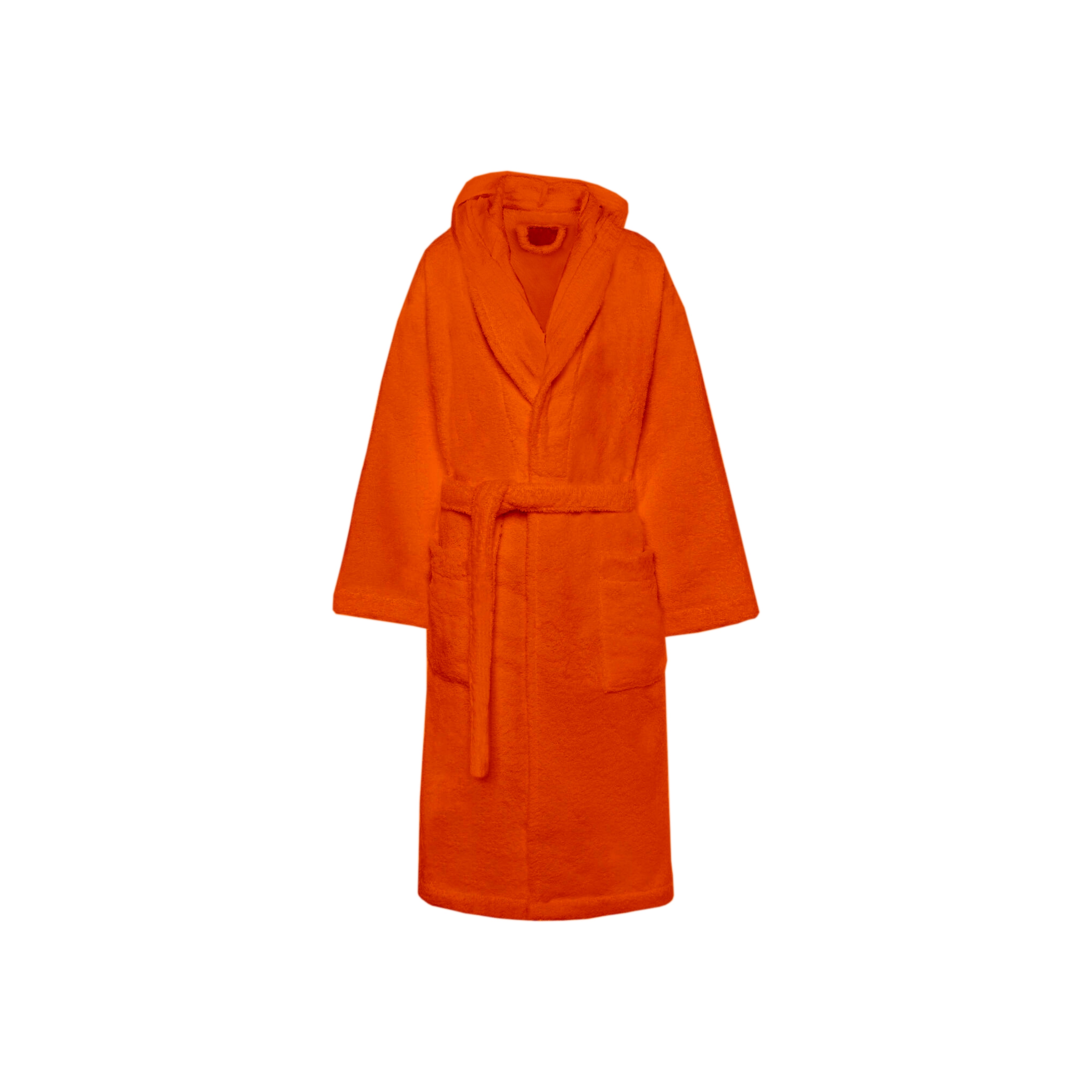 Accappatoio in Spugna di Cotone 420 g/m² con Cappuccio Uomo/Donna No Stiro Taglie S–XXL Vari colori