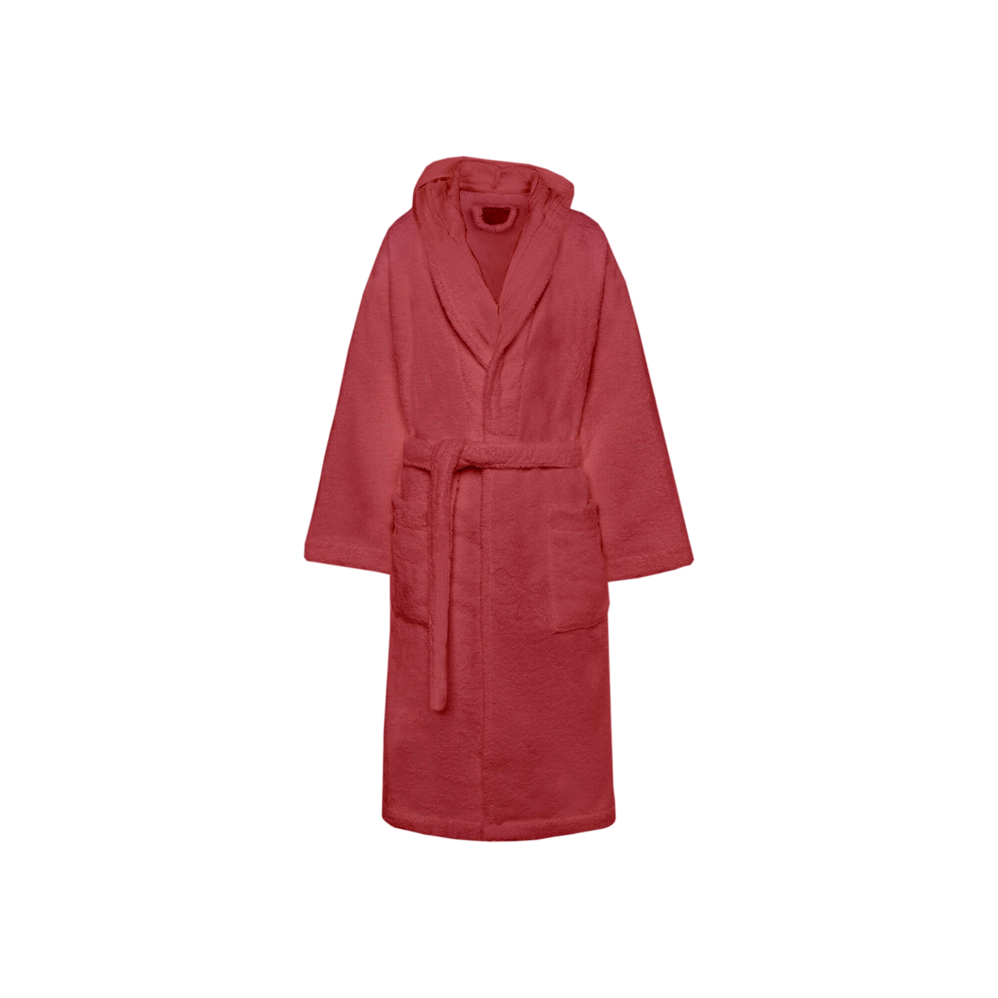 Accappatoio in Spugna di Cotone 420 g/m² con Cappuccio Uomo/Donna No Stiro Taglie S–XXL Vari colori