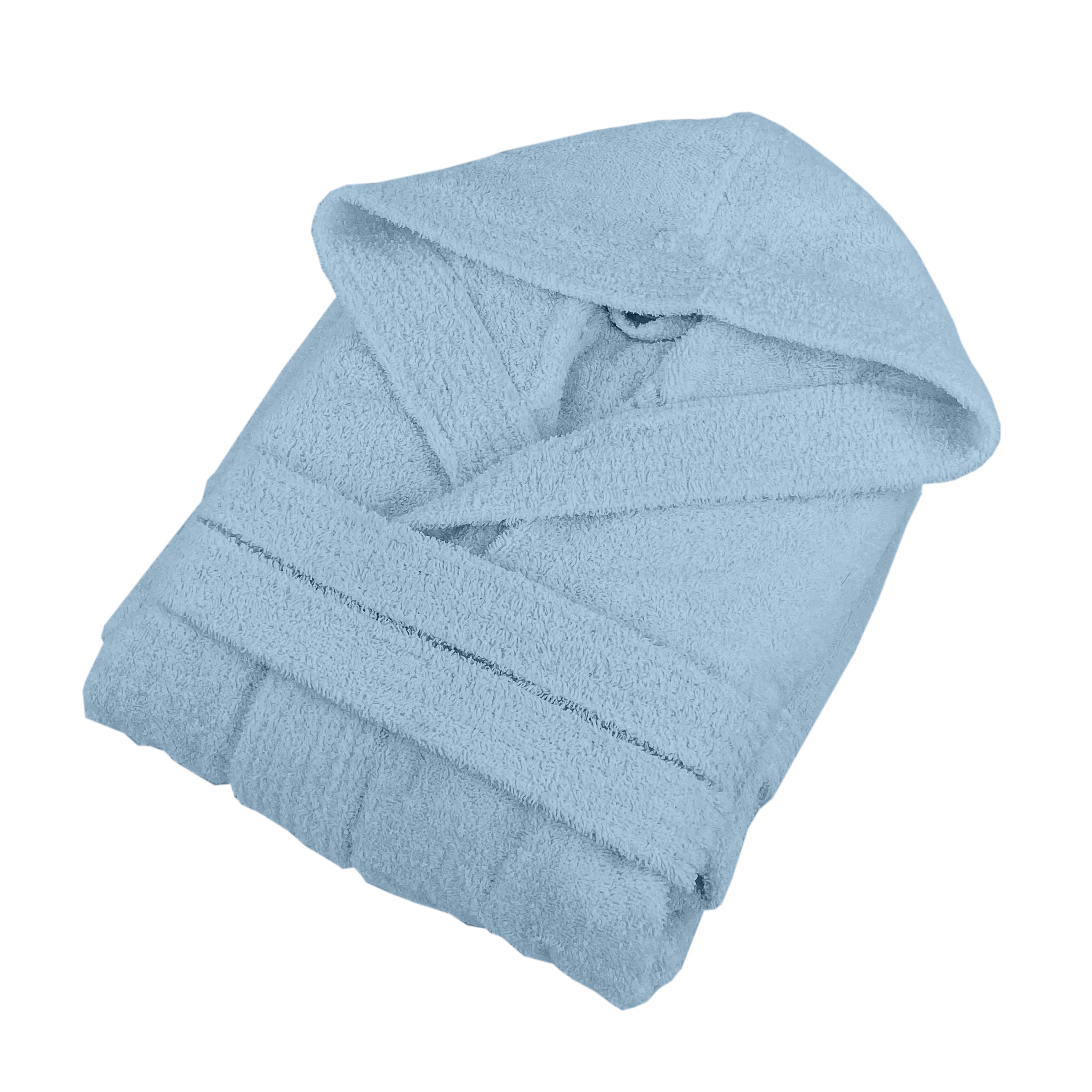 Accappatoio in Spugna di Cotone 420 g/m² con Cappuccio Uomo/Donna No Stiro Taglie S–XXL Vari colori