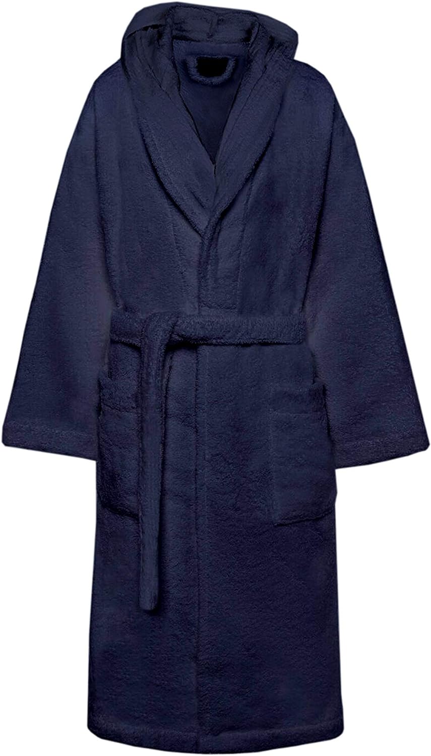 Accappatoio di Spugna con Cappuccio, Uomo Donna, 100% Cotone linea Marte