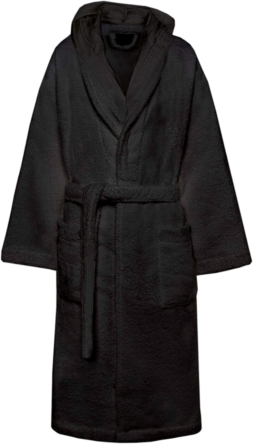 Accappatoio di Spugna con Cappuccio, Uomo Donna, 100% Cotone linea Marte